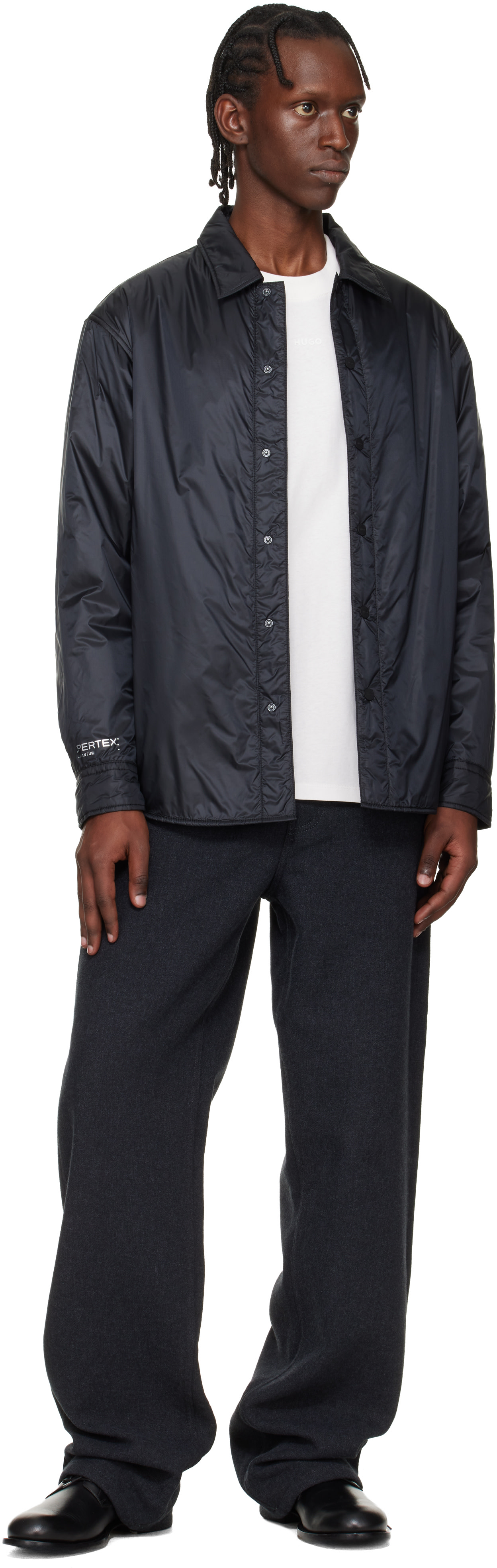 Hugo - Black Pertex Overshirt