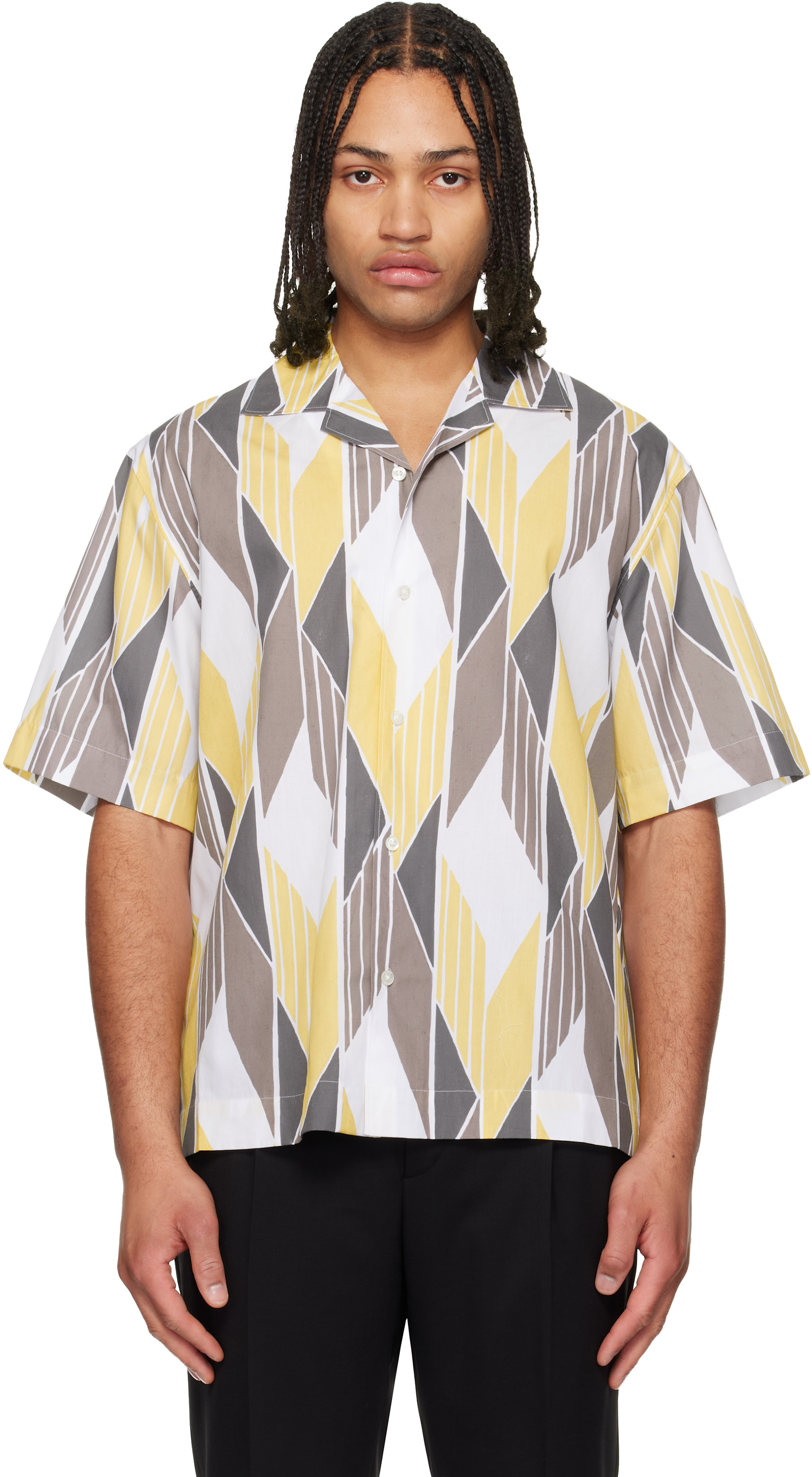 Hugo - Multicolor Camp Collar Shirt