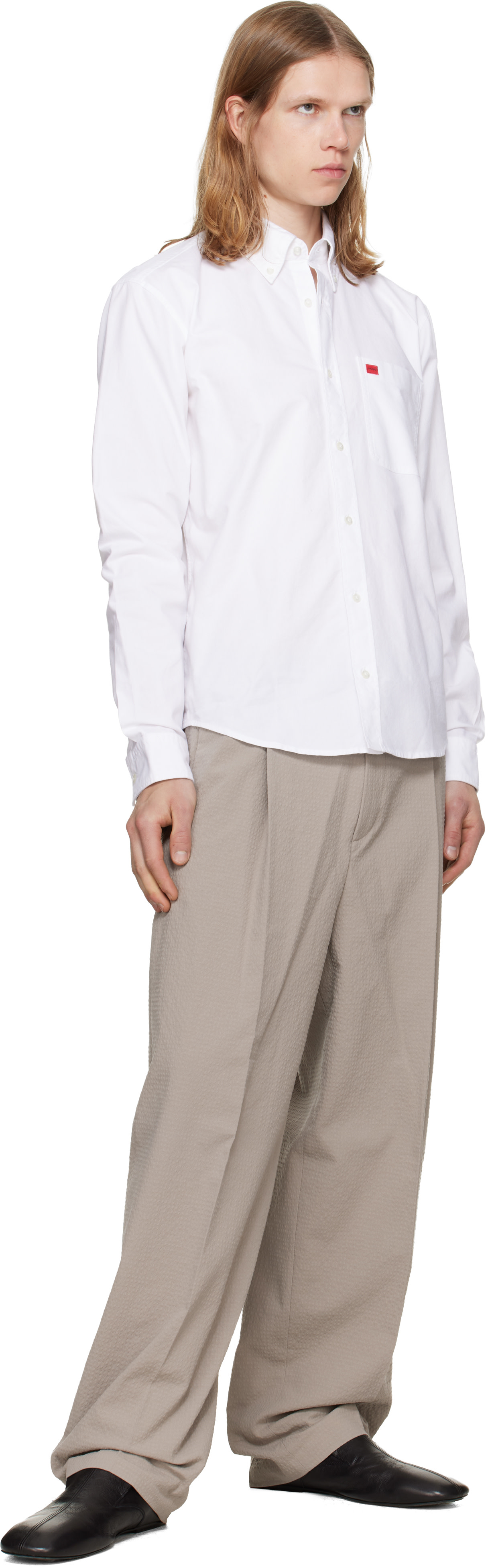 hugo boss dress shirts - Striped Cotton Shirt, Slim Fit | Ismo relaxed knits BOSS by Hugo Boss Men's