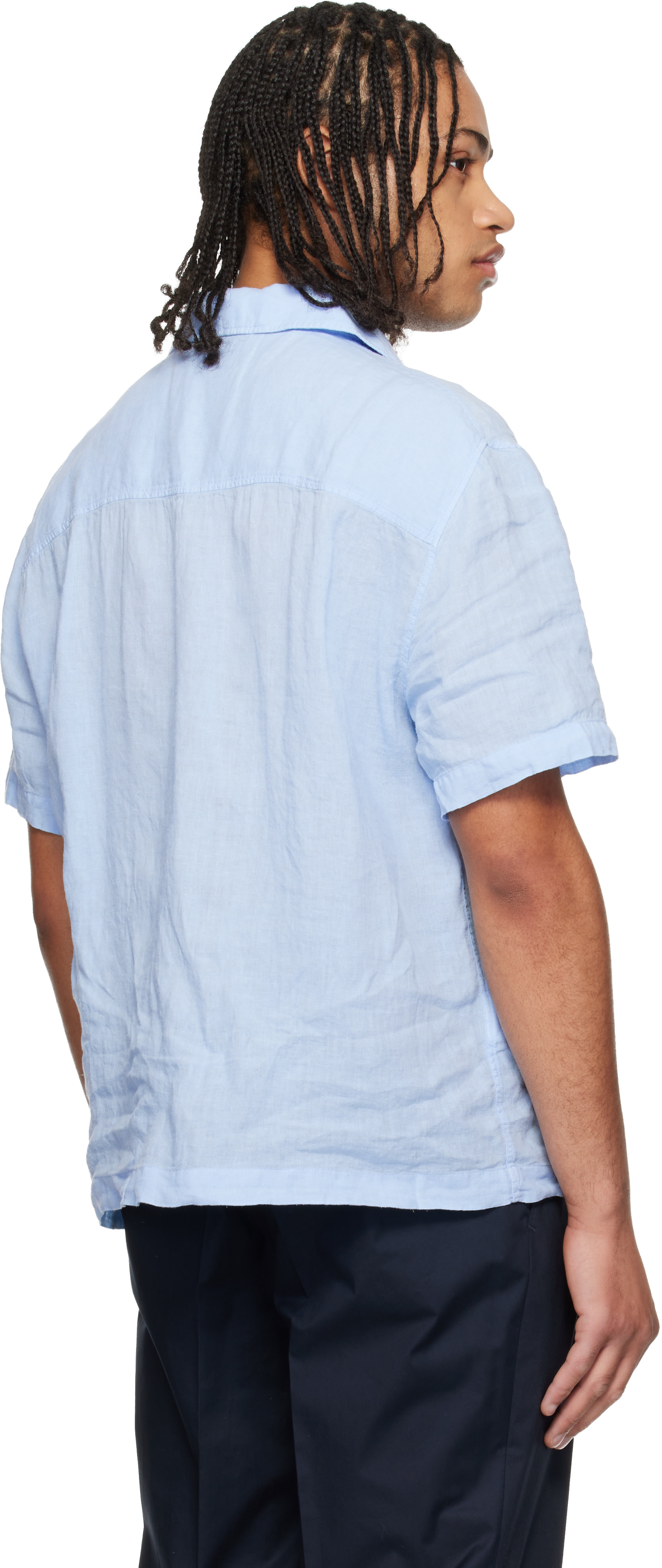 Hugo - Blue Camp Collar Shirt