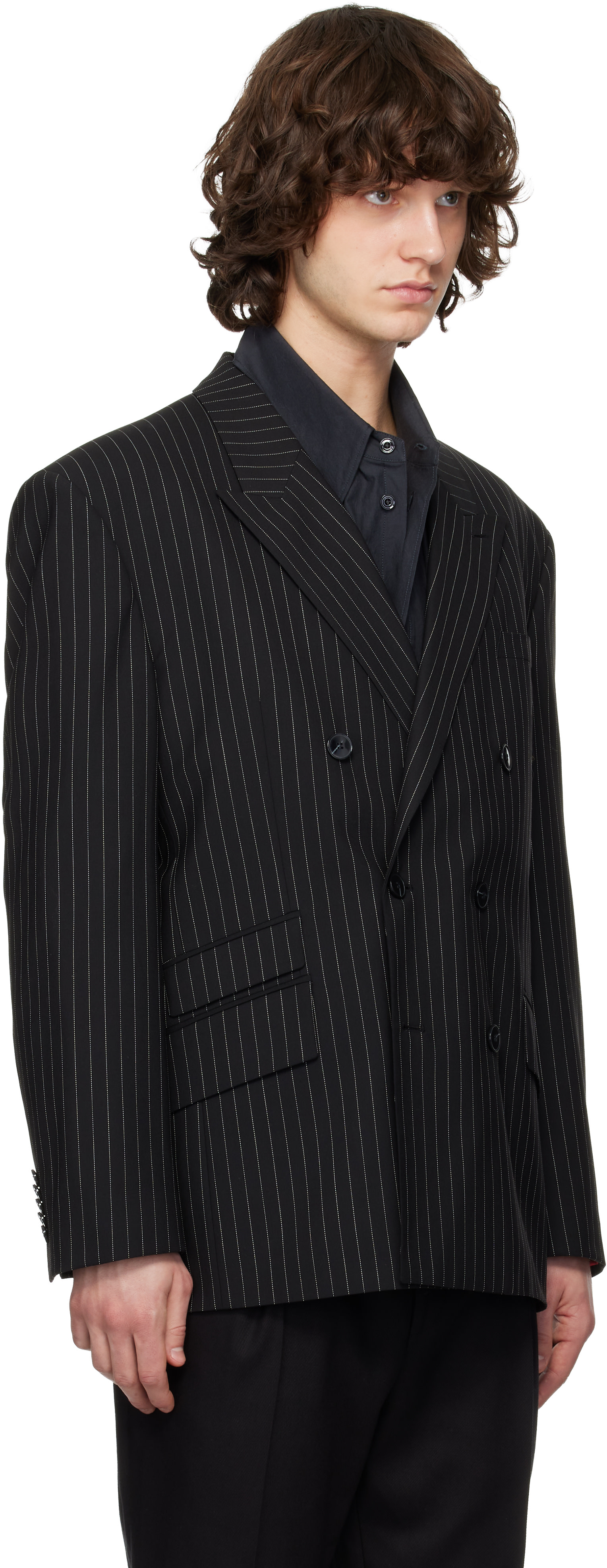 Hugo - Black Oversized-Fit Blazer