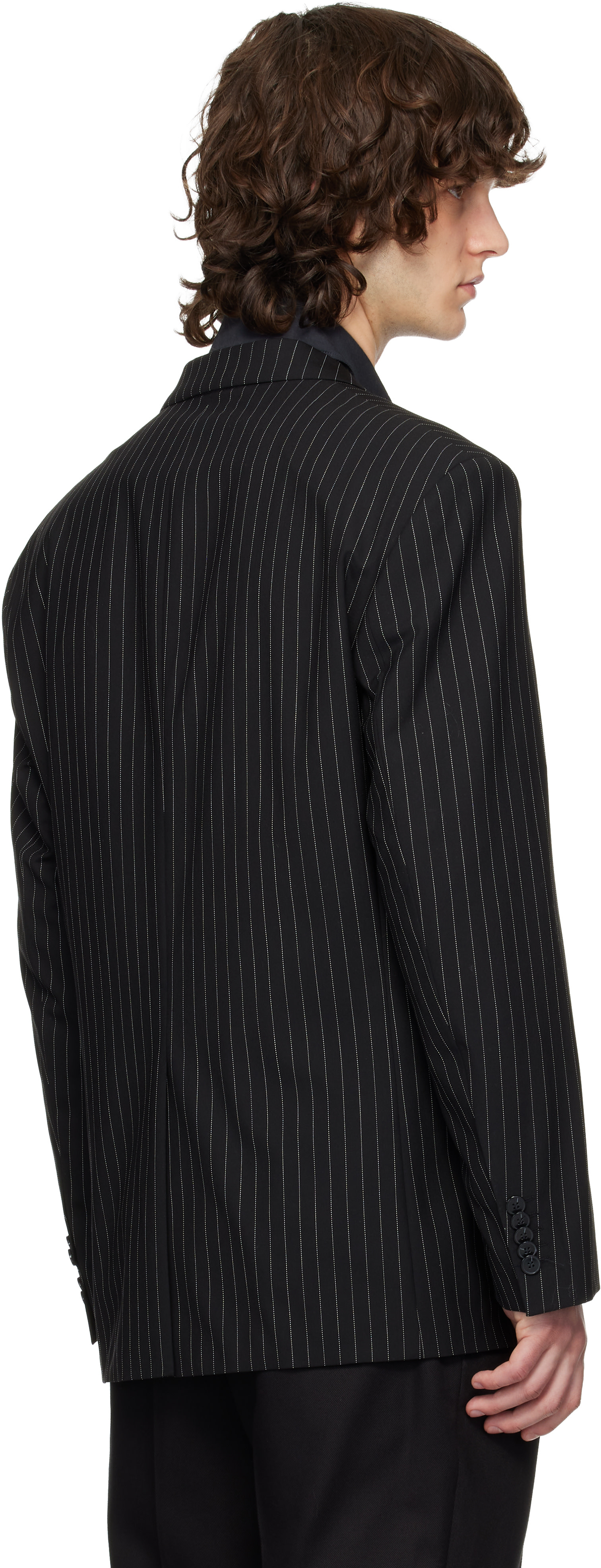 Hugo - Black Oversized-Fit Blazer