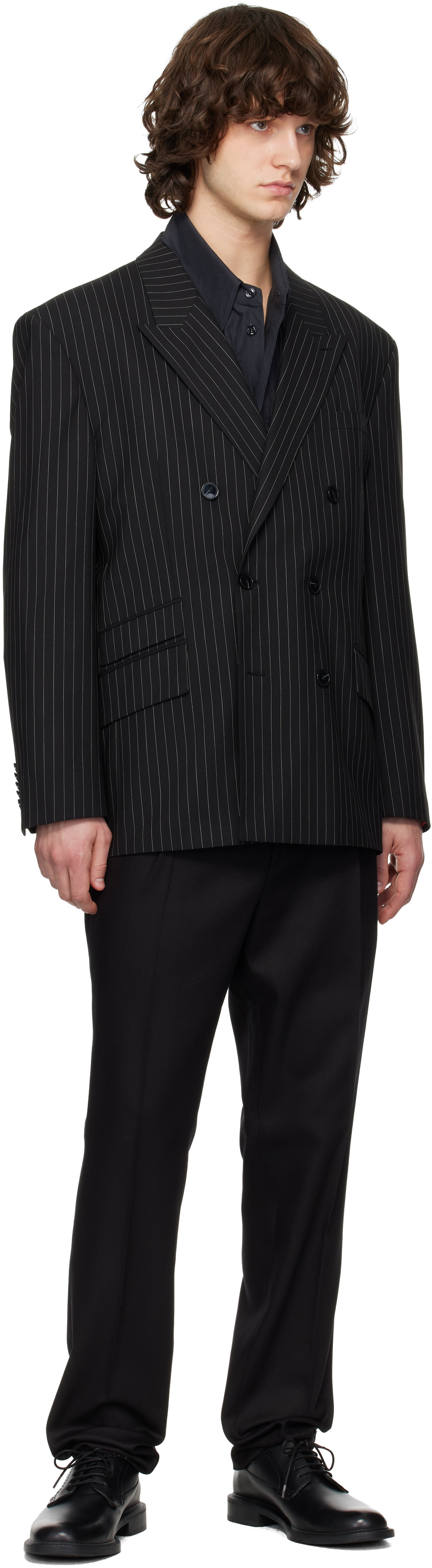 Hugo - Black Oversized-Fit Blazer