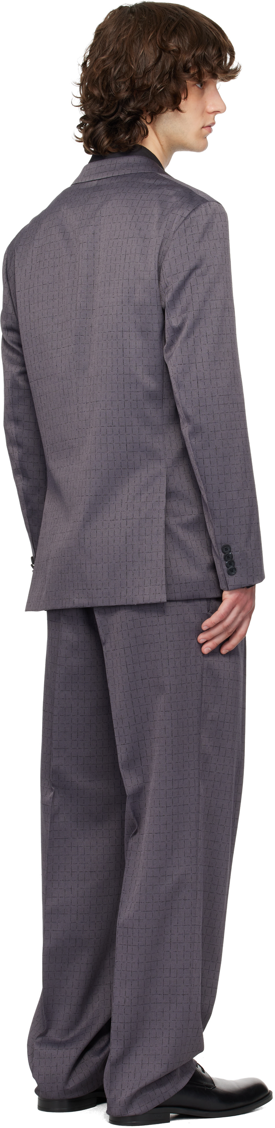 Hugo - Gray Virgin Wool Suit