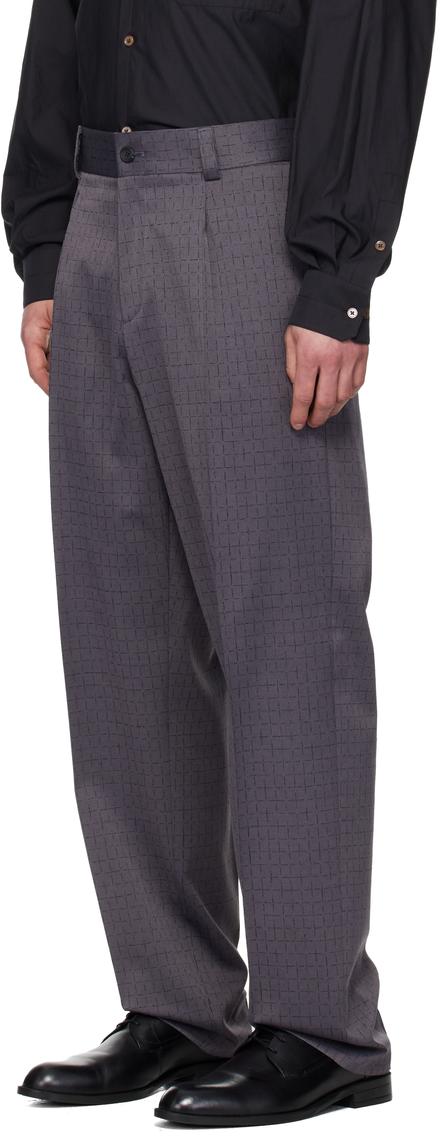 Hugo - Gray Virgin Wool Suit