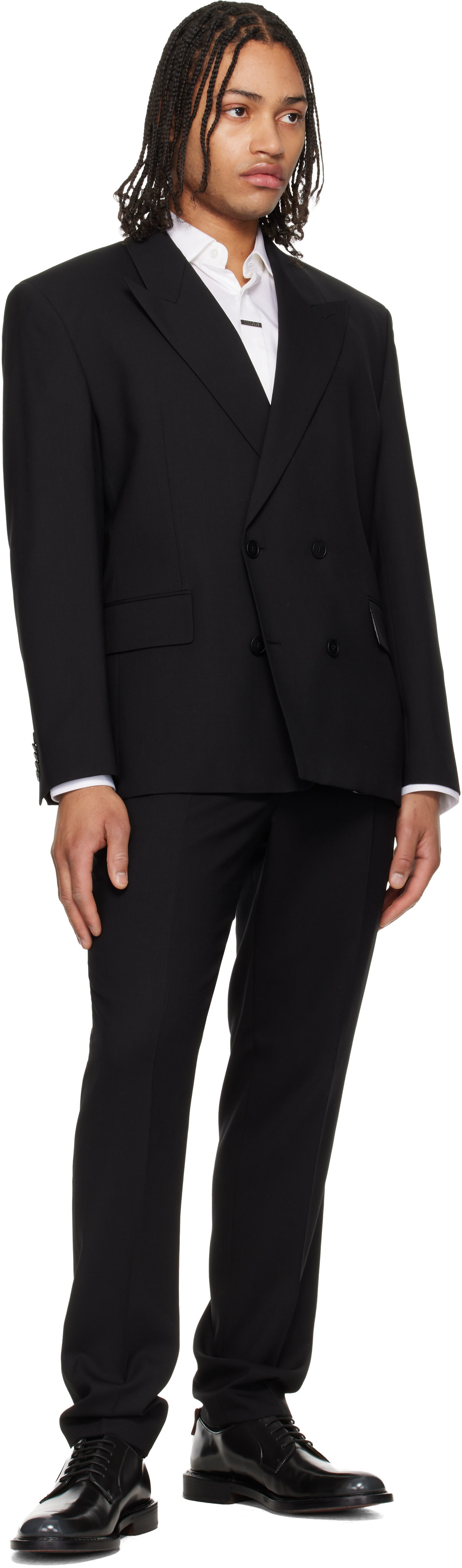 Hugo - Derbys noirs en cuir