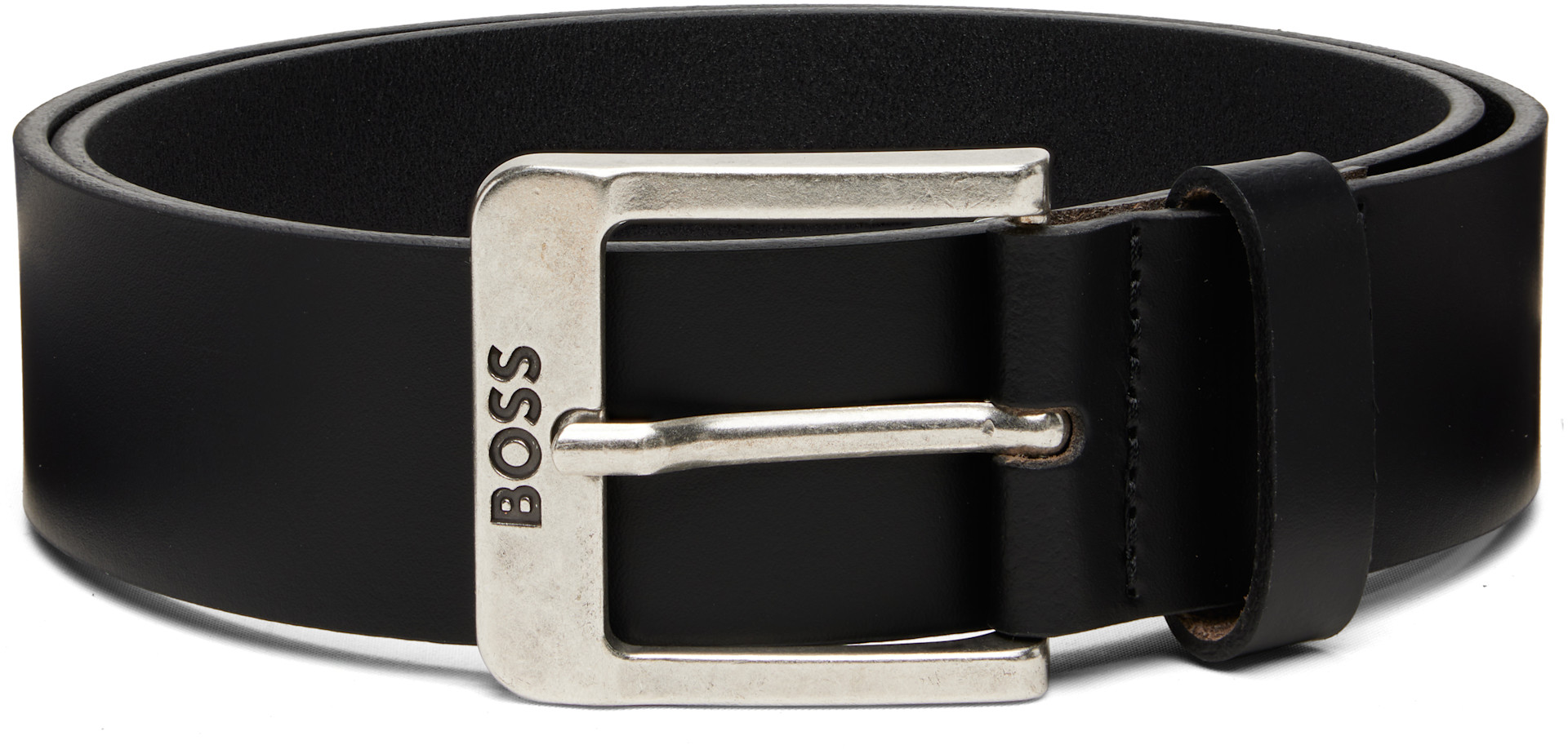 ‼️最終価格‼️BOSS OMAROSYN_OR32_PPブラックレザー ベルト BOSS: ブラック レザーベルト | SSENSE 日本