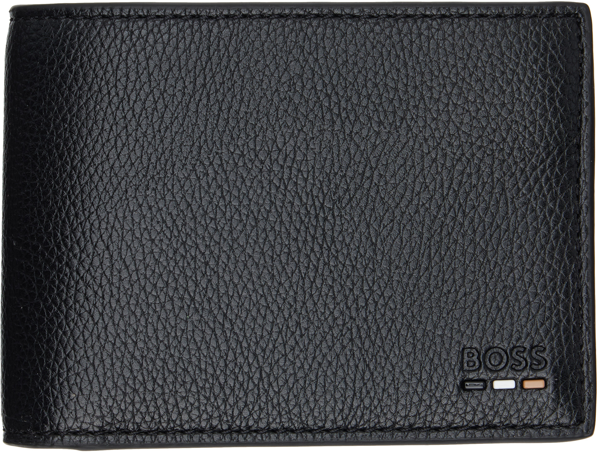 BOSS - Black Embossed Logo Wallet