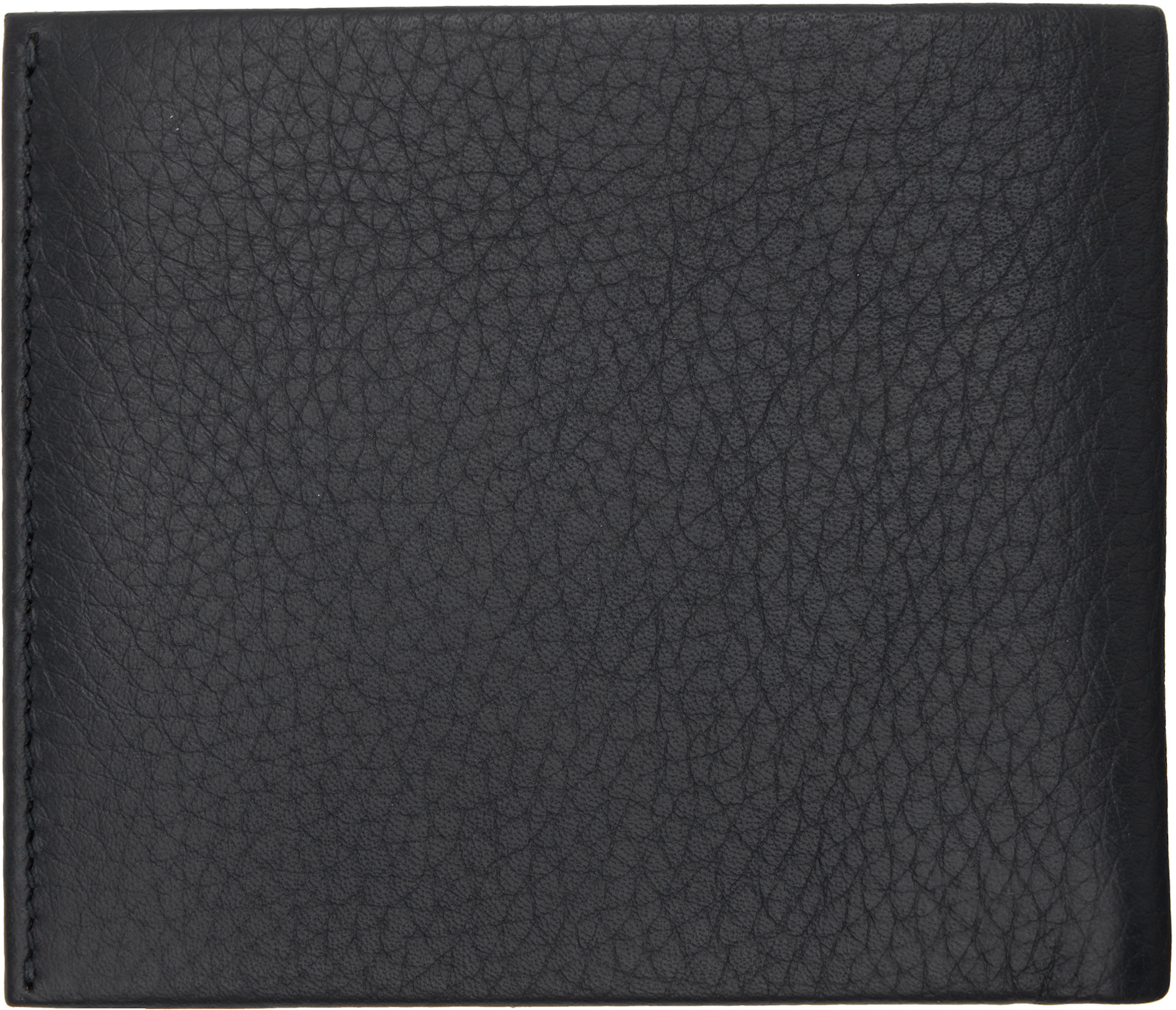 BOSS - Navy Grained Leather Wallet
