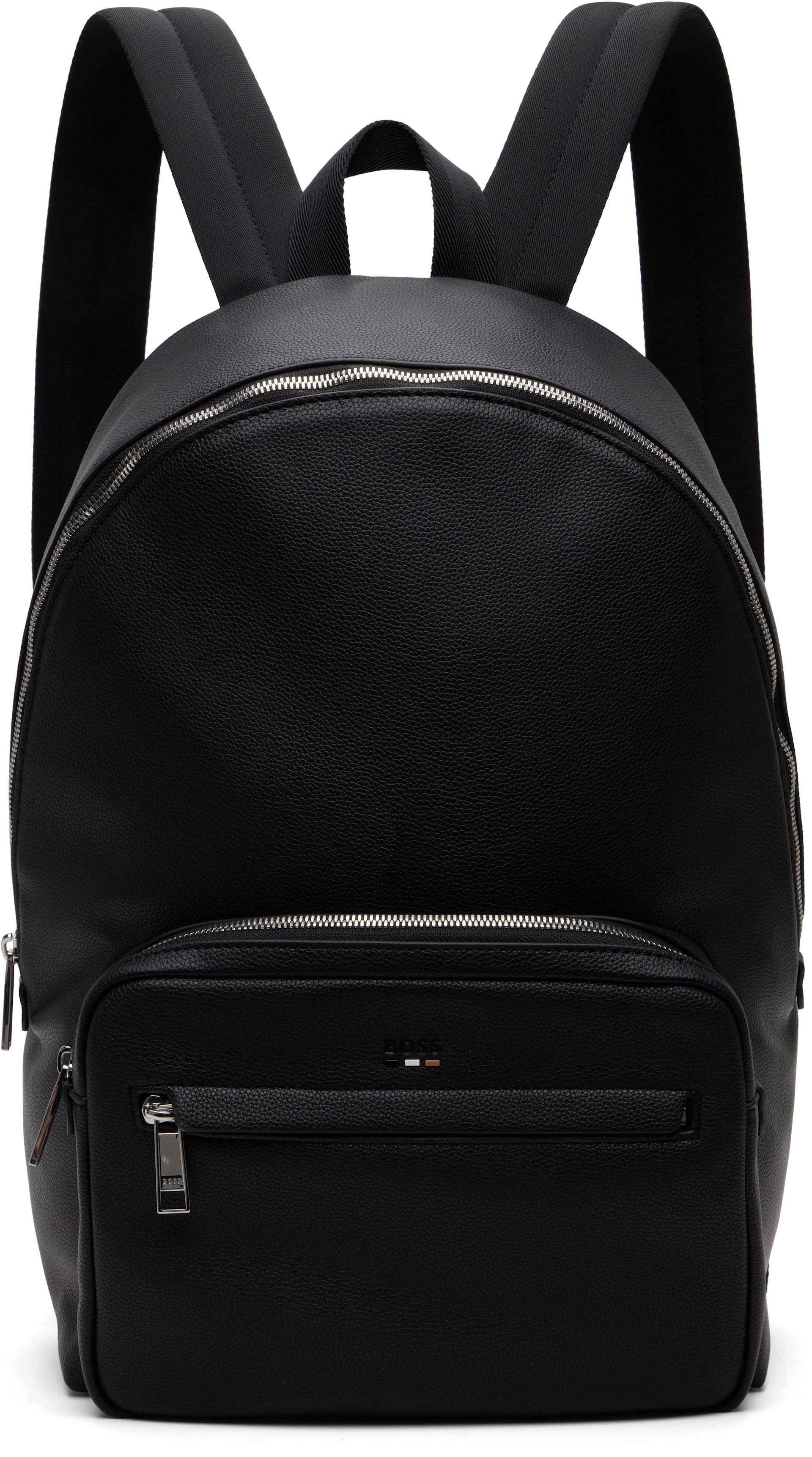 BOSS - Black Embossed-Logo Backpack