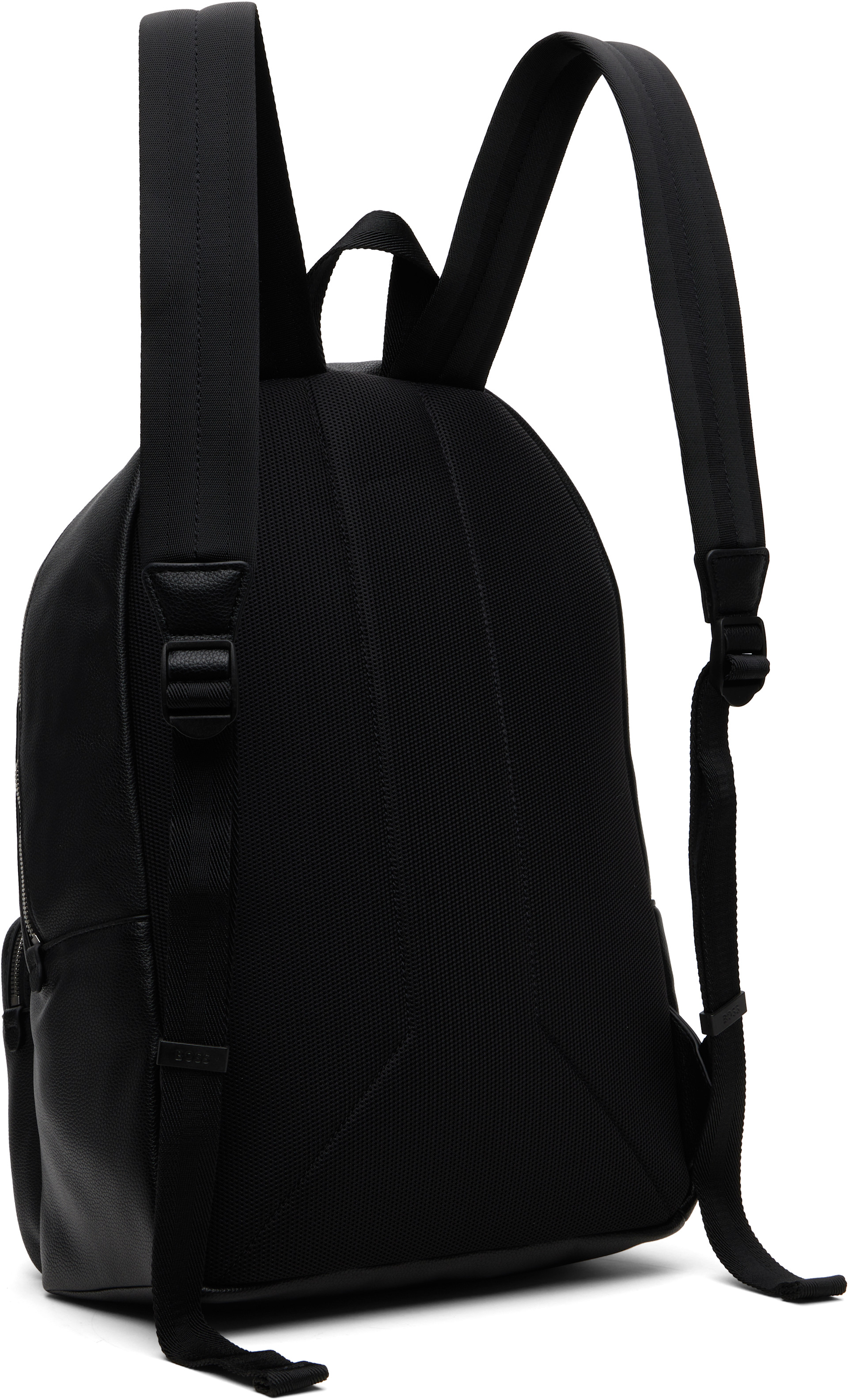 BOSS - Black Embossed-Logo Backpack