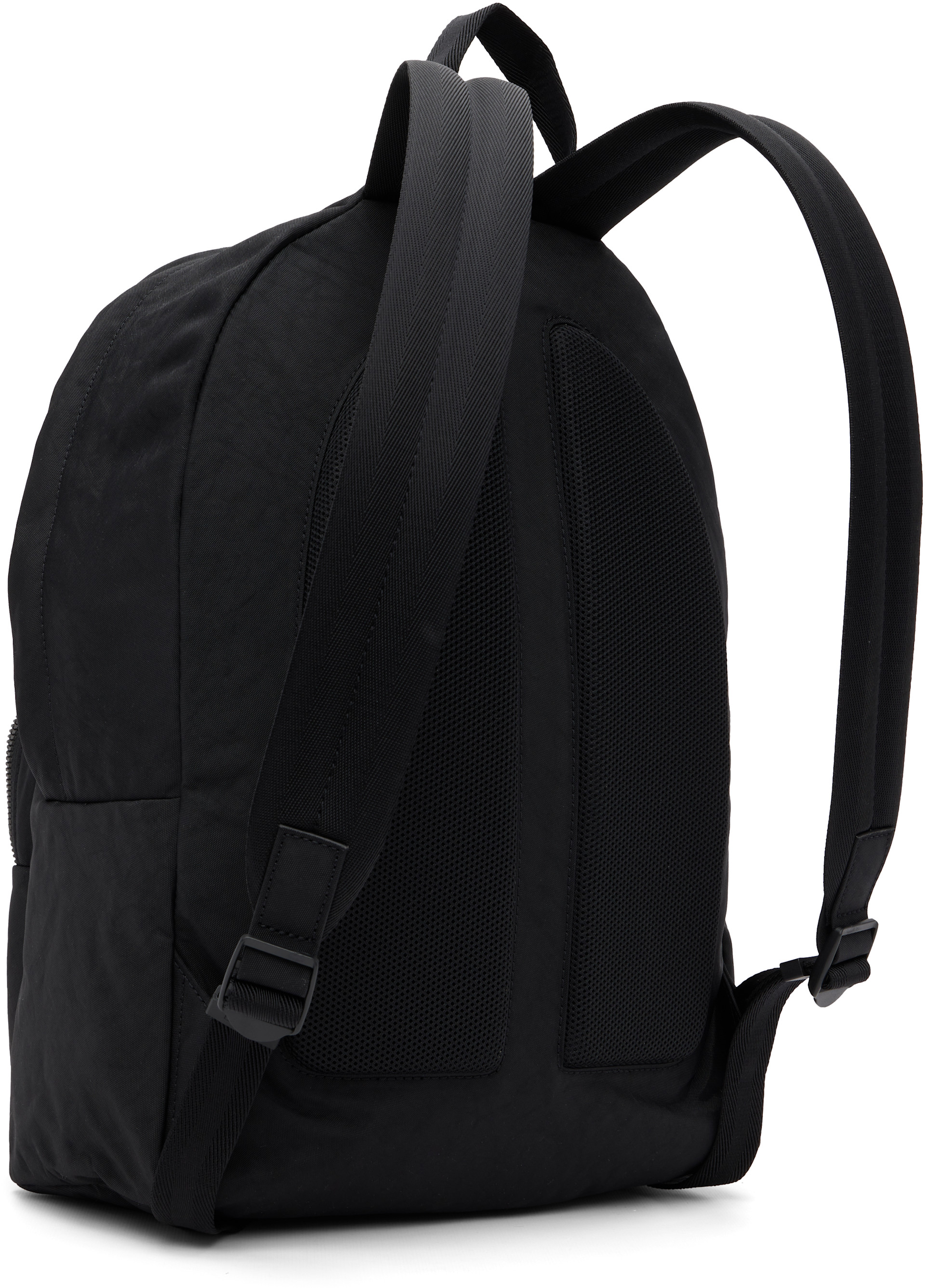 BOSS - Black Coated Canvas Backpack