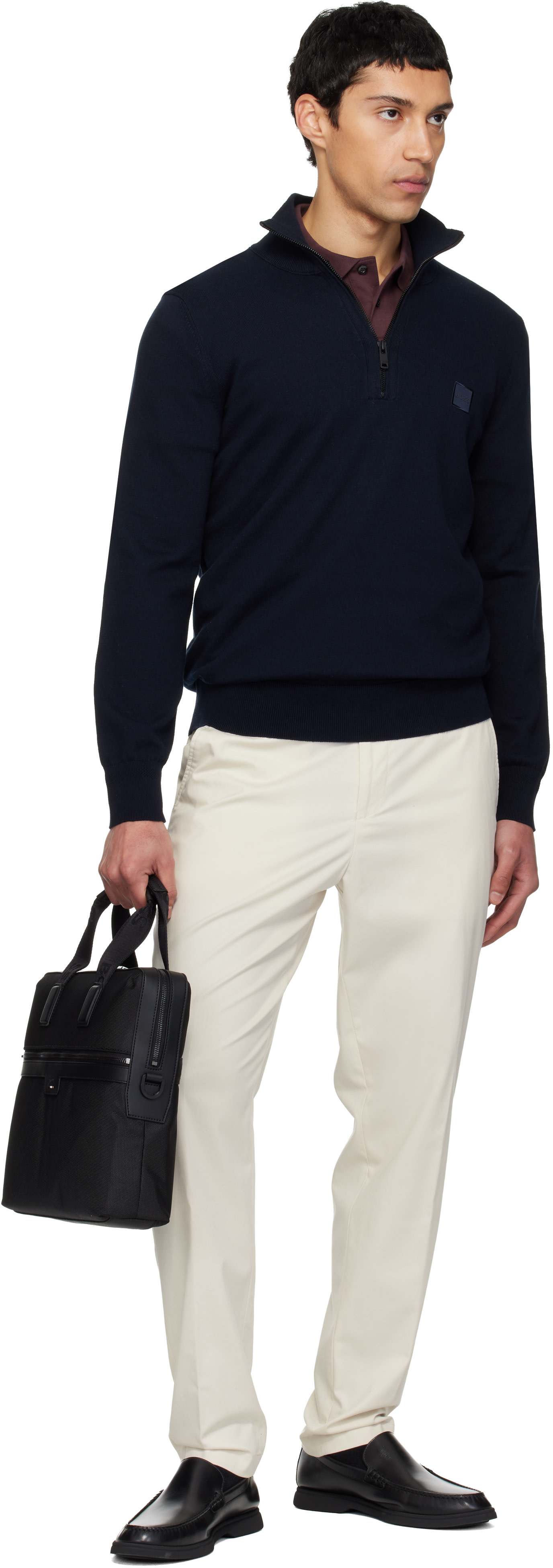 BOSS - Black Document Travel Briefcase