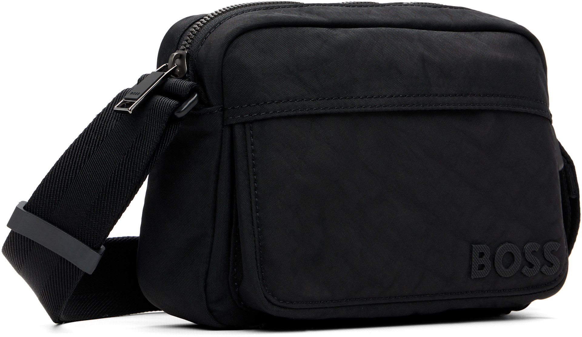 BOSS - Black Canvas Shoulder Bag