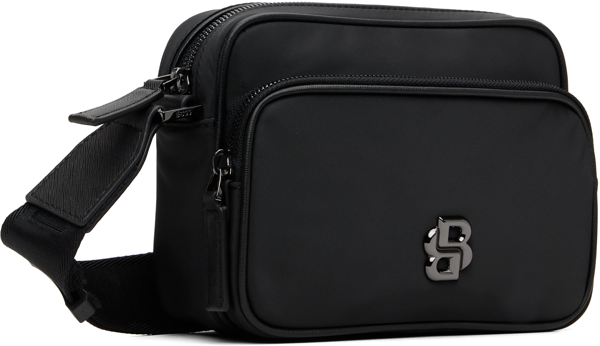 BOSS - Black Twill Crossbody Bag