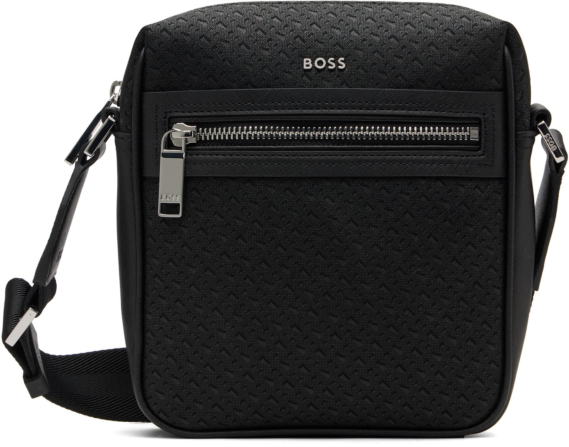 BOSS - Black Regenerated Leather Pouch