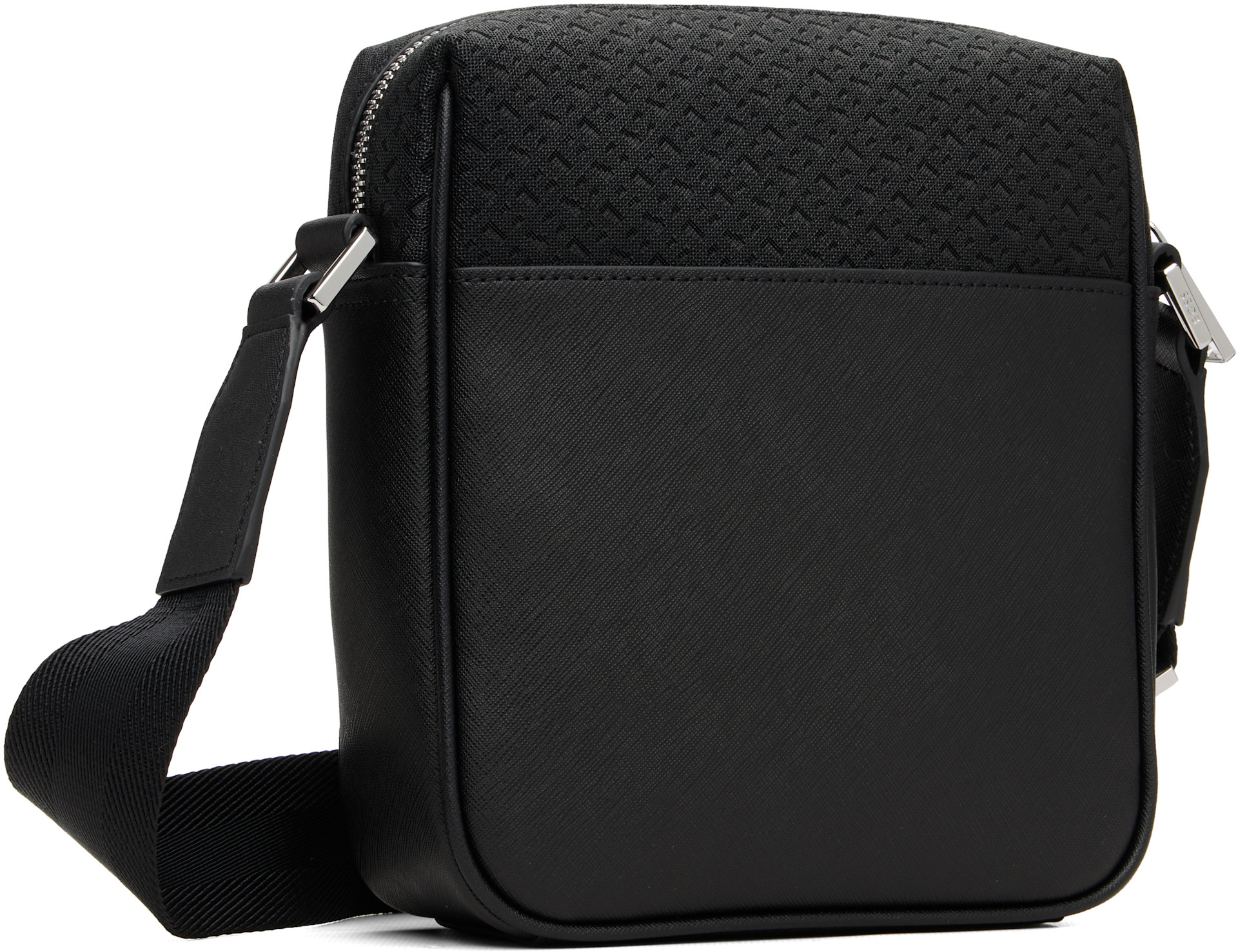 BOSS - Black Regenerated Leather Pouch