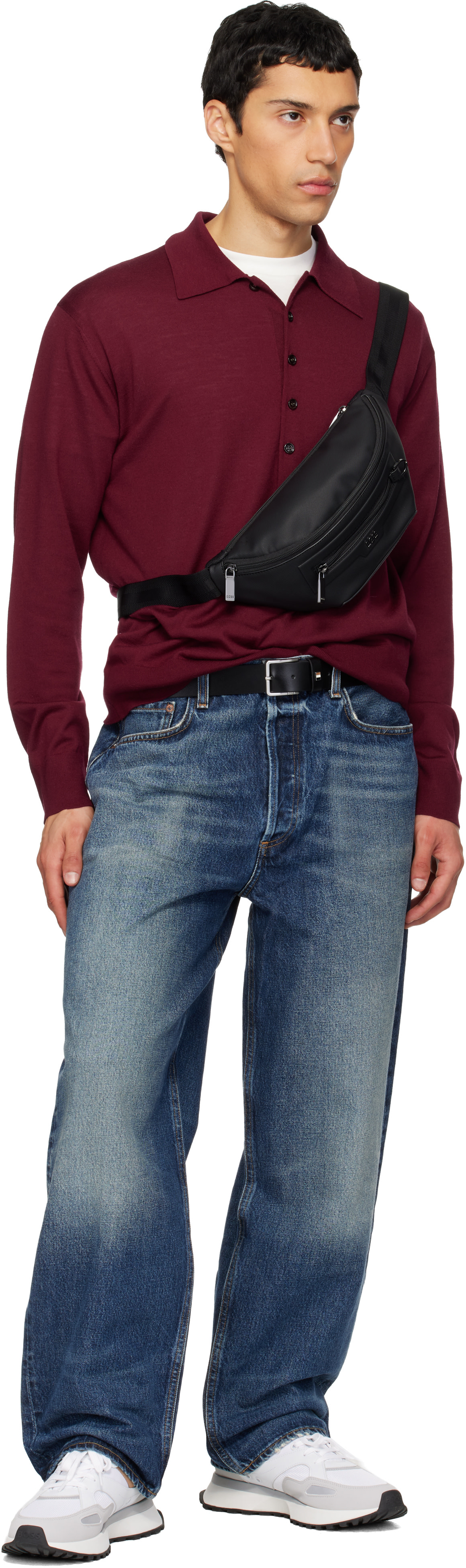 BOSS - Black Canvas Belt Bag