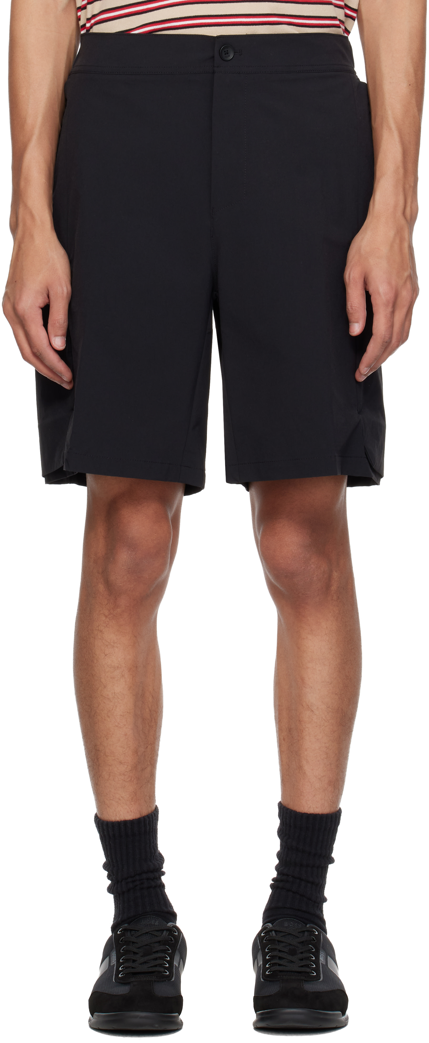 BOSS - Black Zip Pocket Shorts