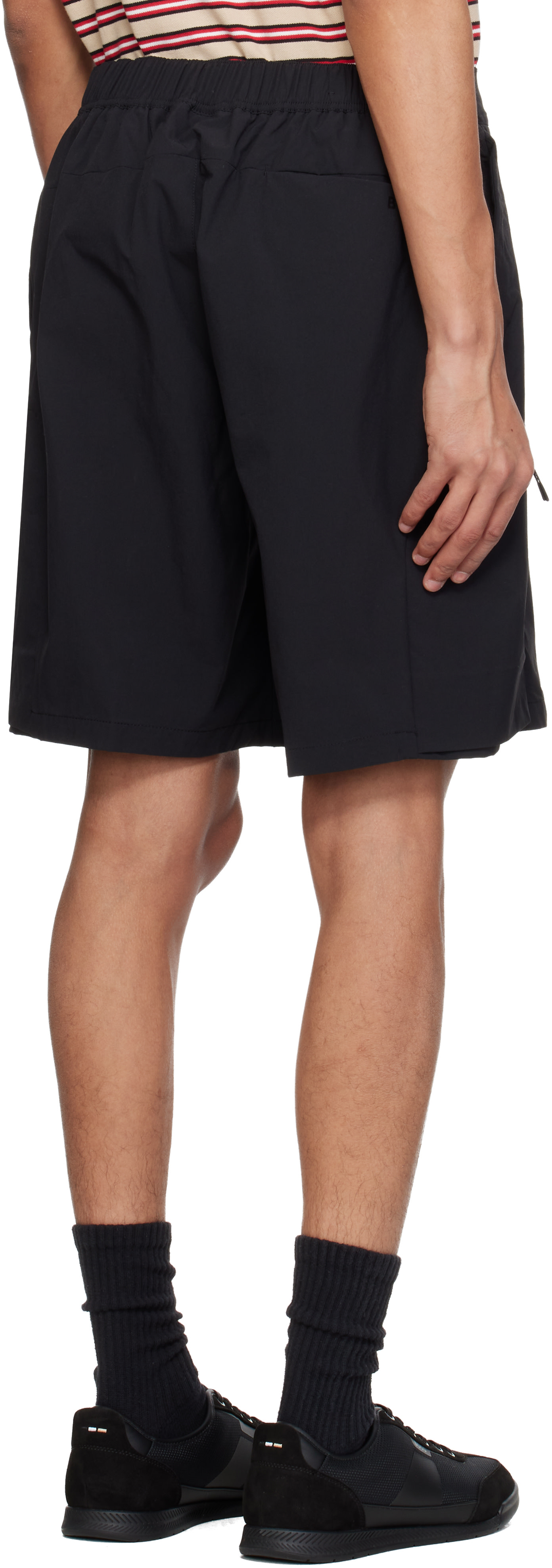 BOSS - Black Zip Pocket Shorts