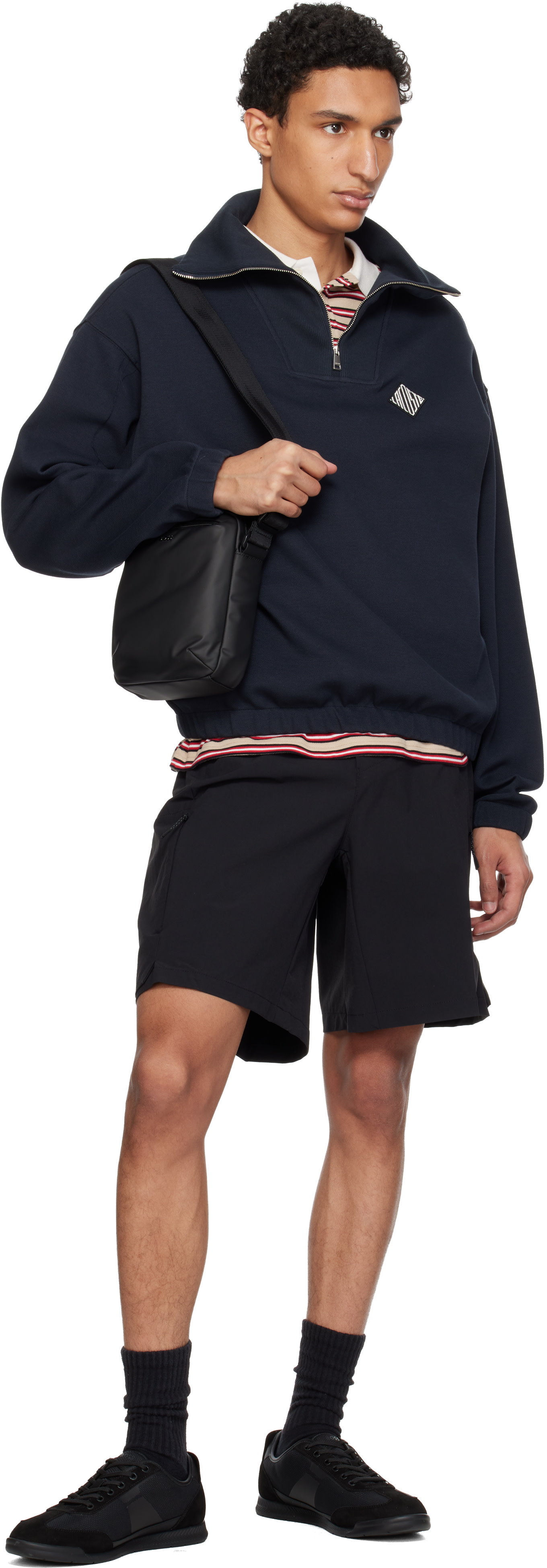 BOSS - Black Zip Pocket Shorts