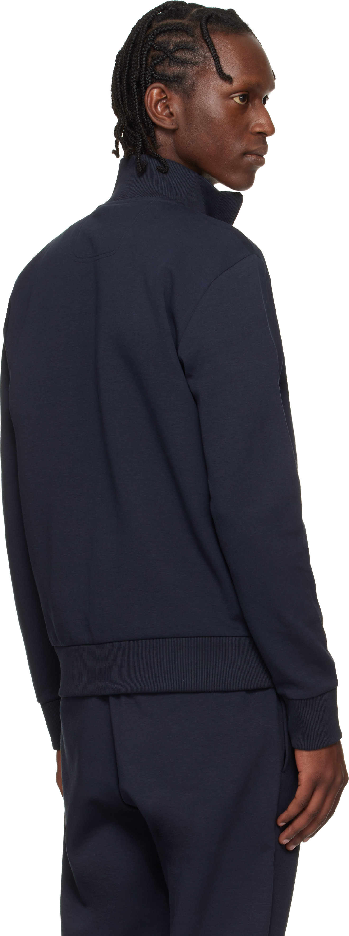 BOSS - Navy Zip Sweatshirt