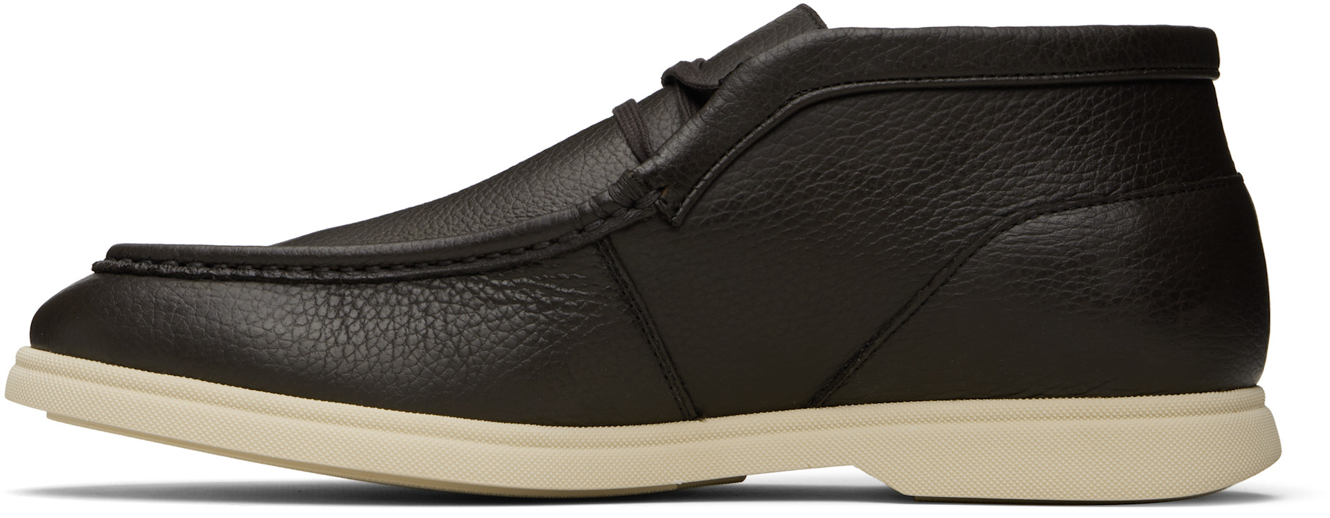 BOSS - Brown Tumbled Leather Desert Boots