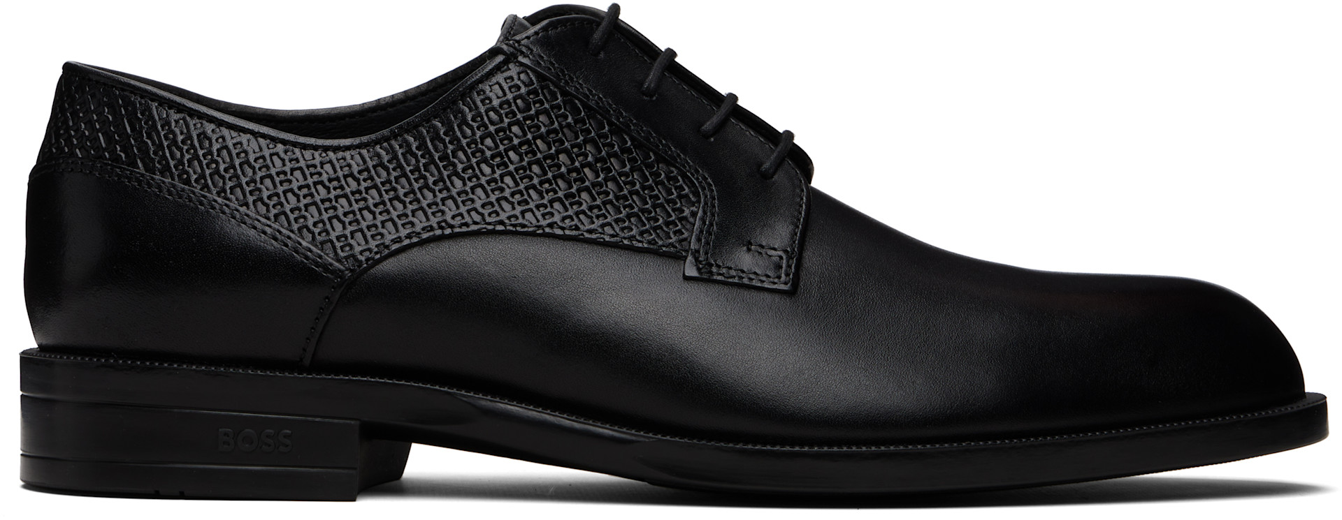 Boss - Derbys noirs en cuir
