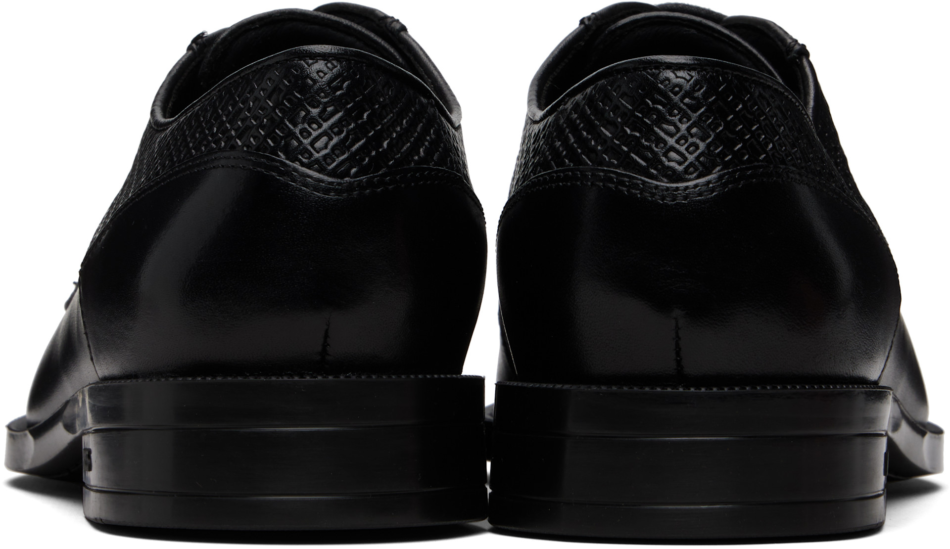 Boss - Derbys noirs en cuir