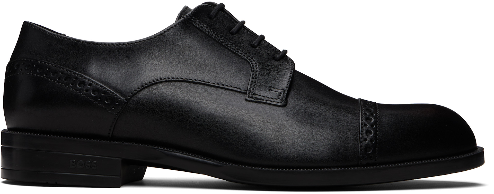 Boss - Derbys noirs en cuir