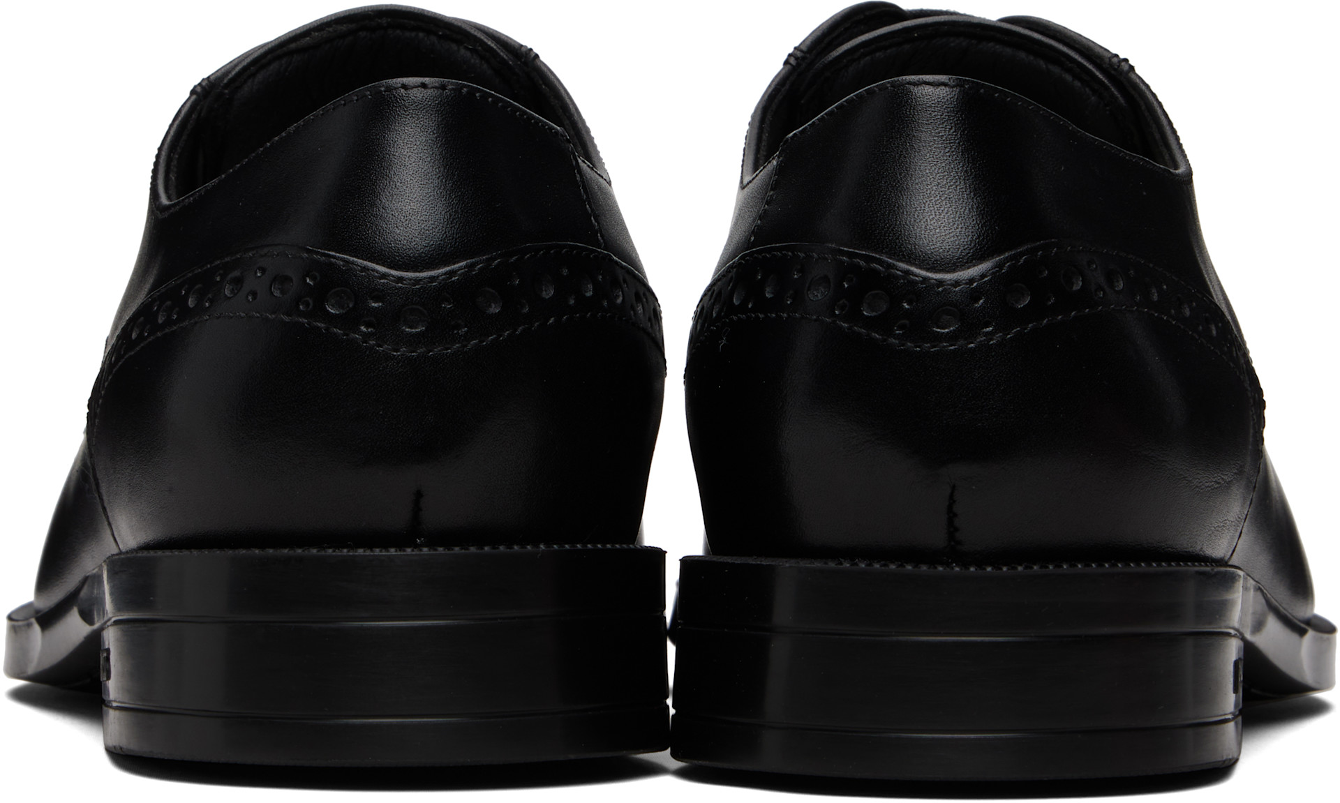 Boss - Derbys noirs en cuir
