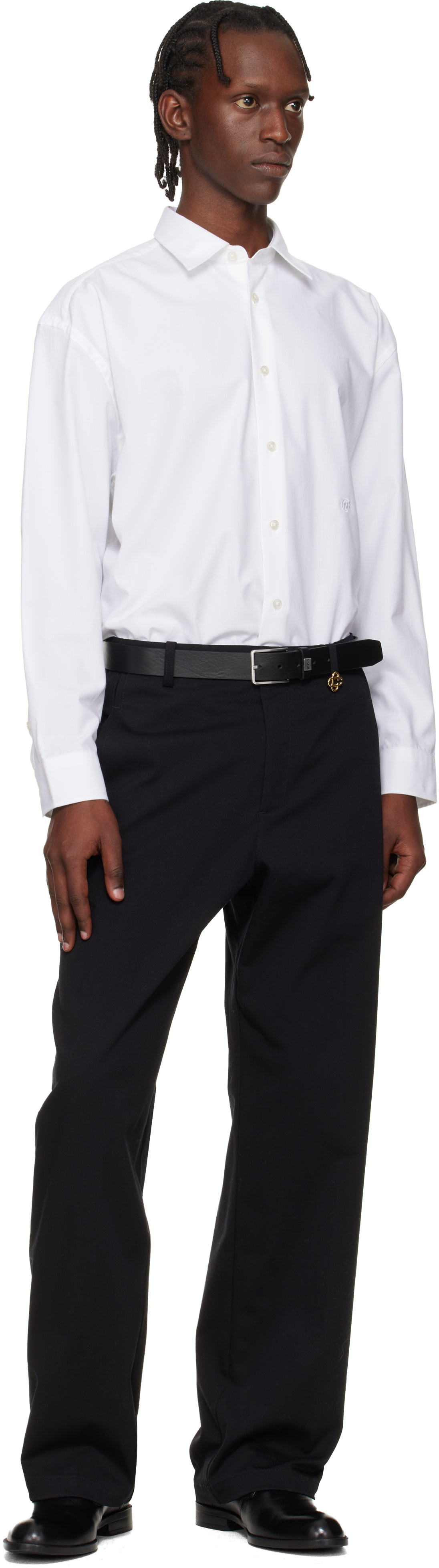 BOSS: Black Leather Derbys | SSENSE