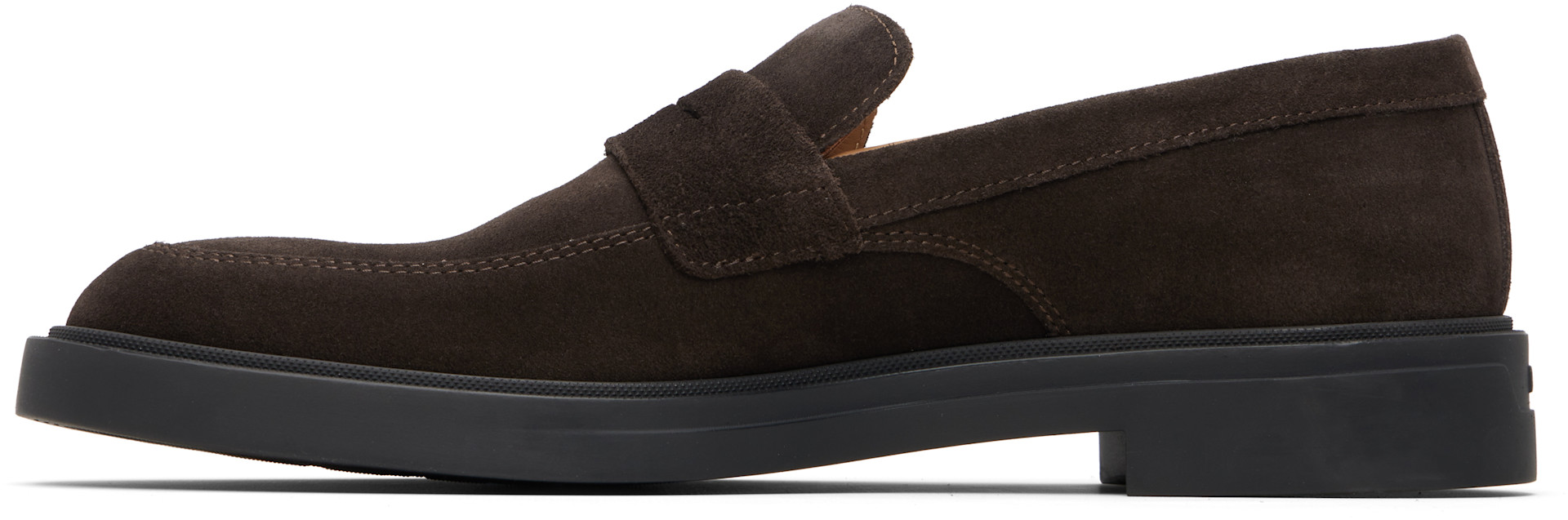 Hugo Boss Suede Leather Loafers‎ Mens Dress Shoes US 7M Slip On Amazon.com | HUGO, Chaol Suede Moccasin Loafer, Black, 8  main image 2