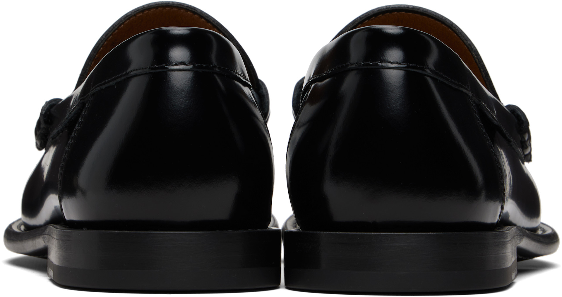 Boss - Flâneurs noirs en cuir