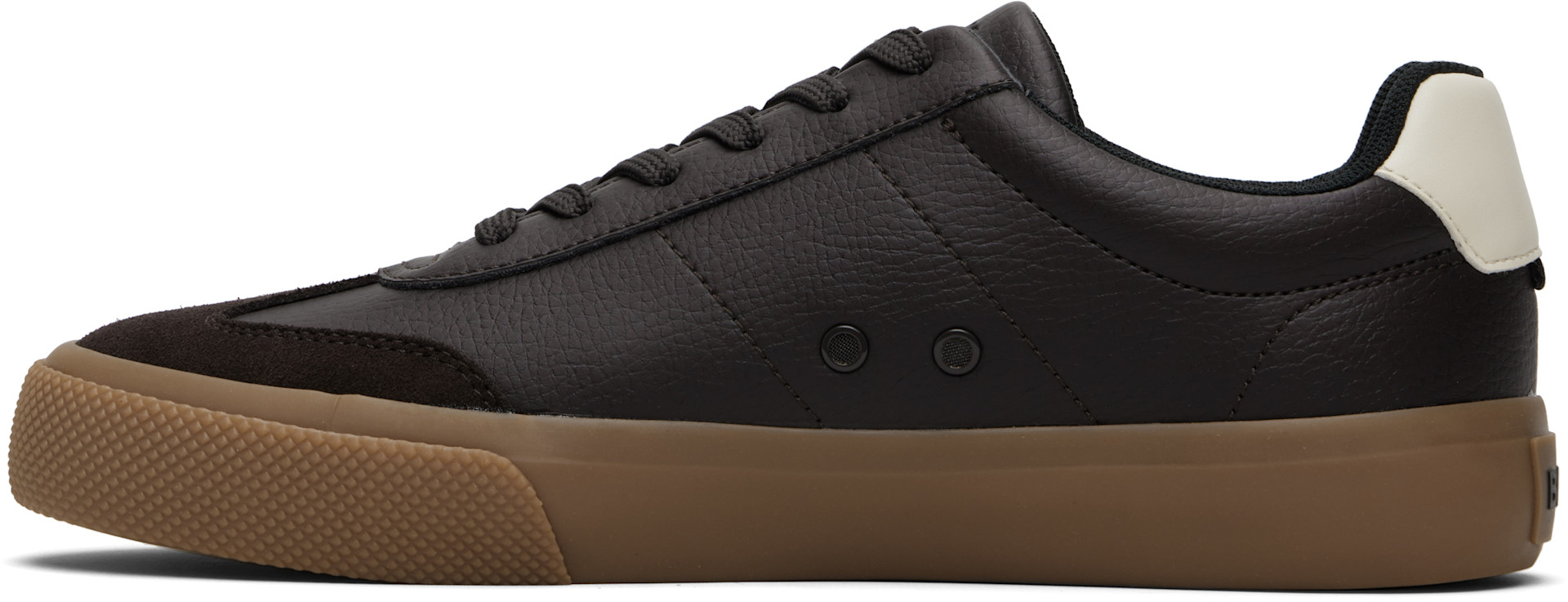 Boss Black Sneakers with White & Tan Accent Stripe hbna50497887_001_200?wid=1980&  main image 2