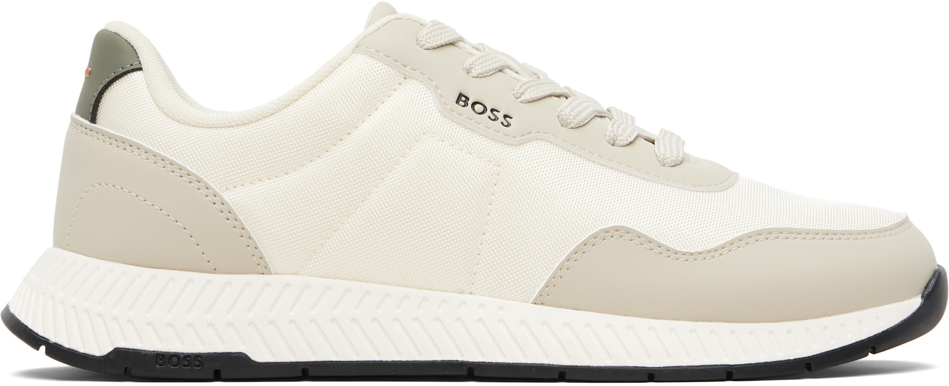 Boss - Baskets texturées beiges