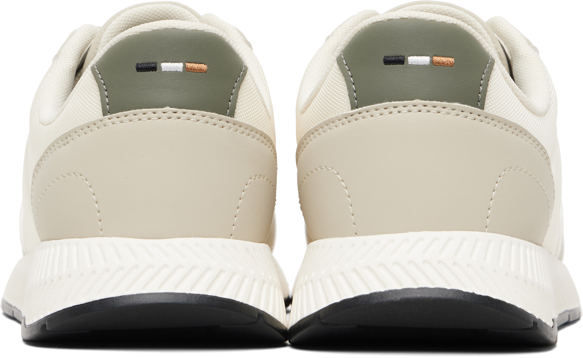 Boss - Baskets texturées beiges