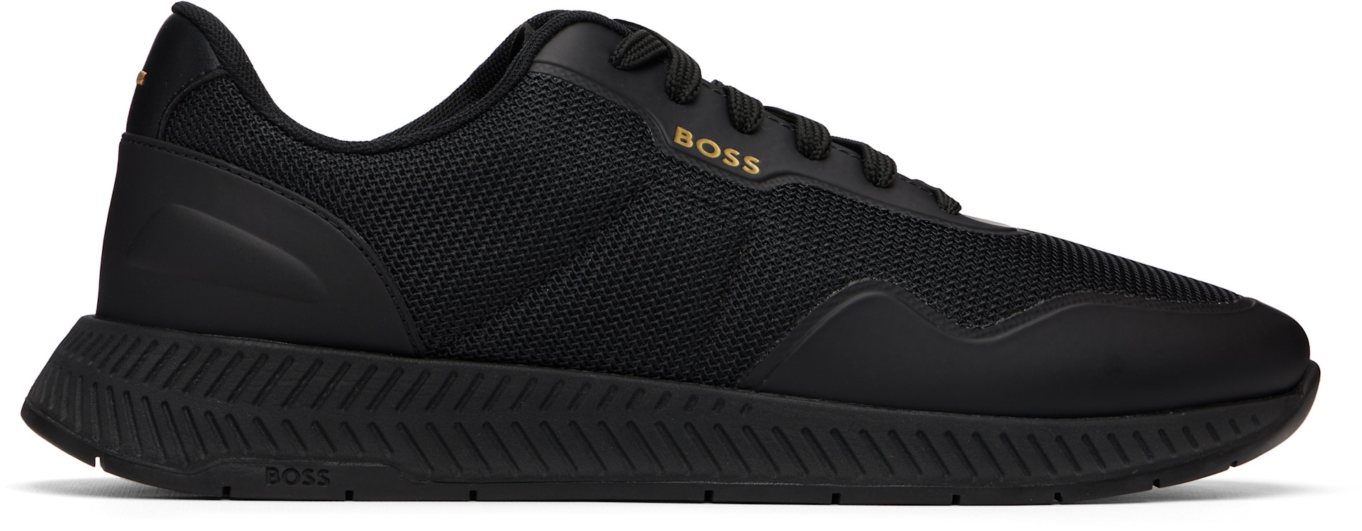 Boss - Baskets TTNM noires en filet