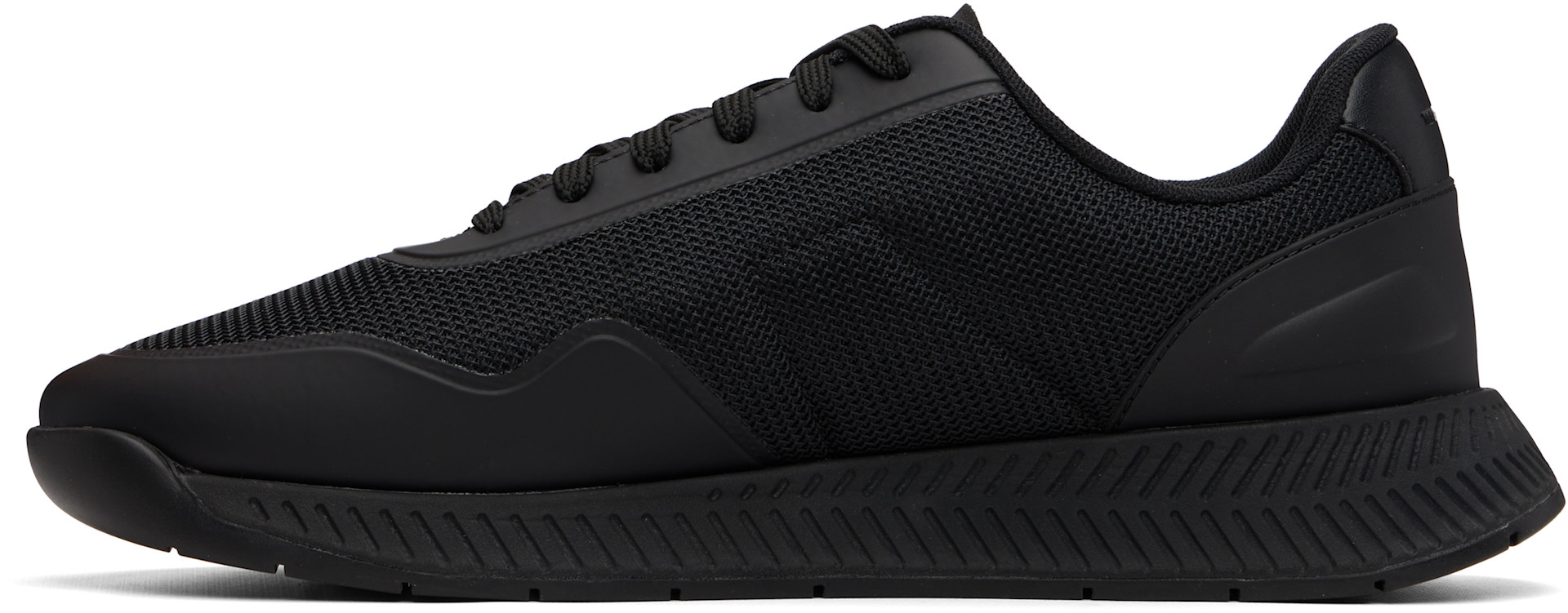 Boss - Baskets TTNM noires en filet