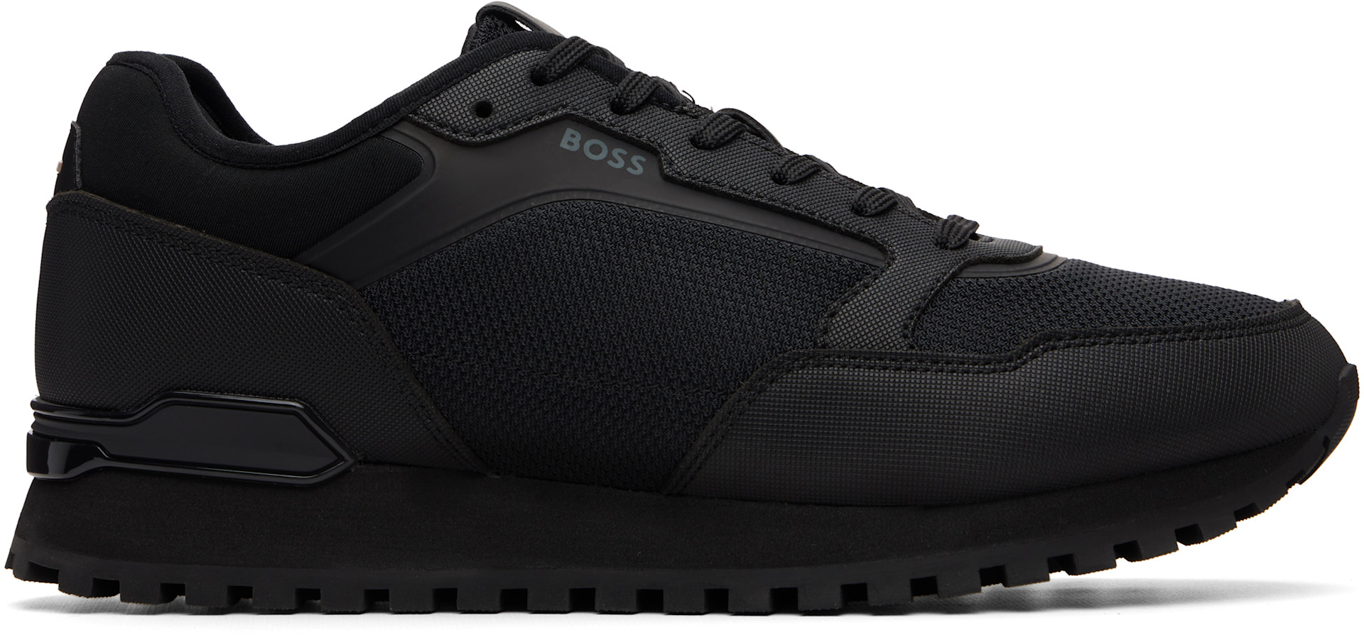 Boss - Baskets noires en canevas