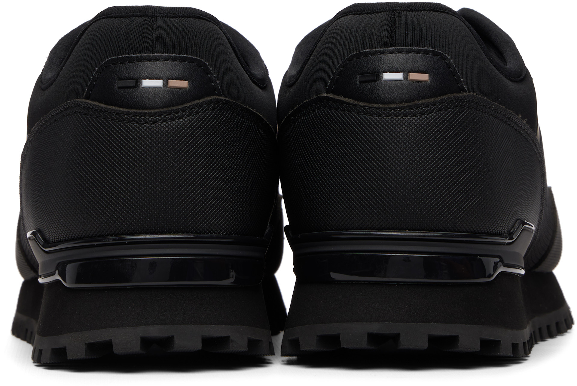 Boss - Baskets noires en canevas