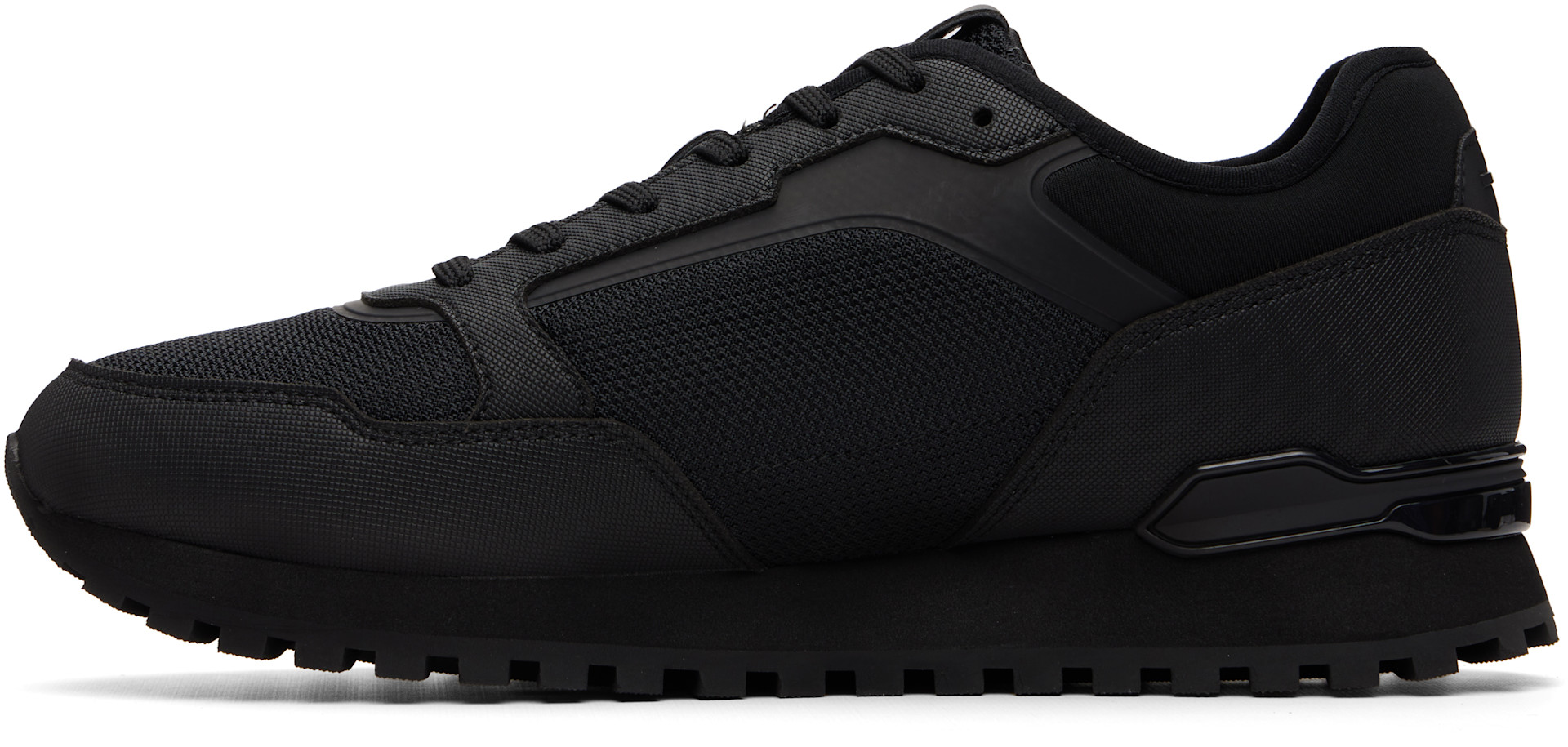 Boss - Baskets noires en canevas