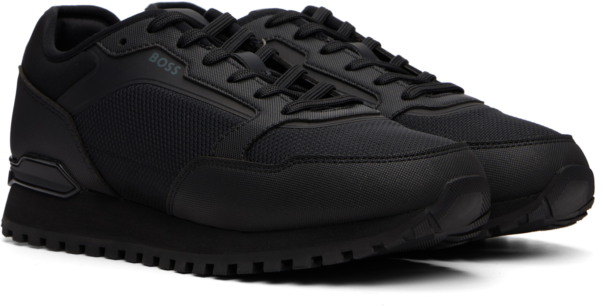 Boss - Baskets noires en canevas