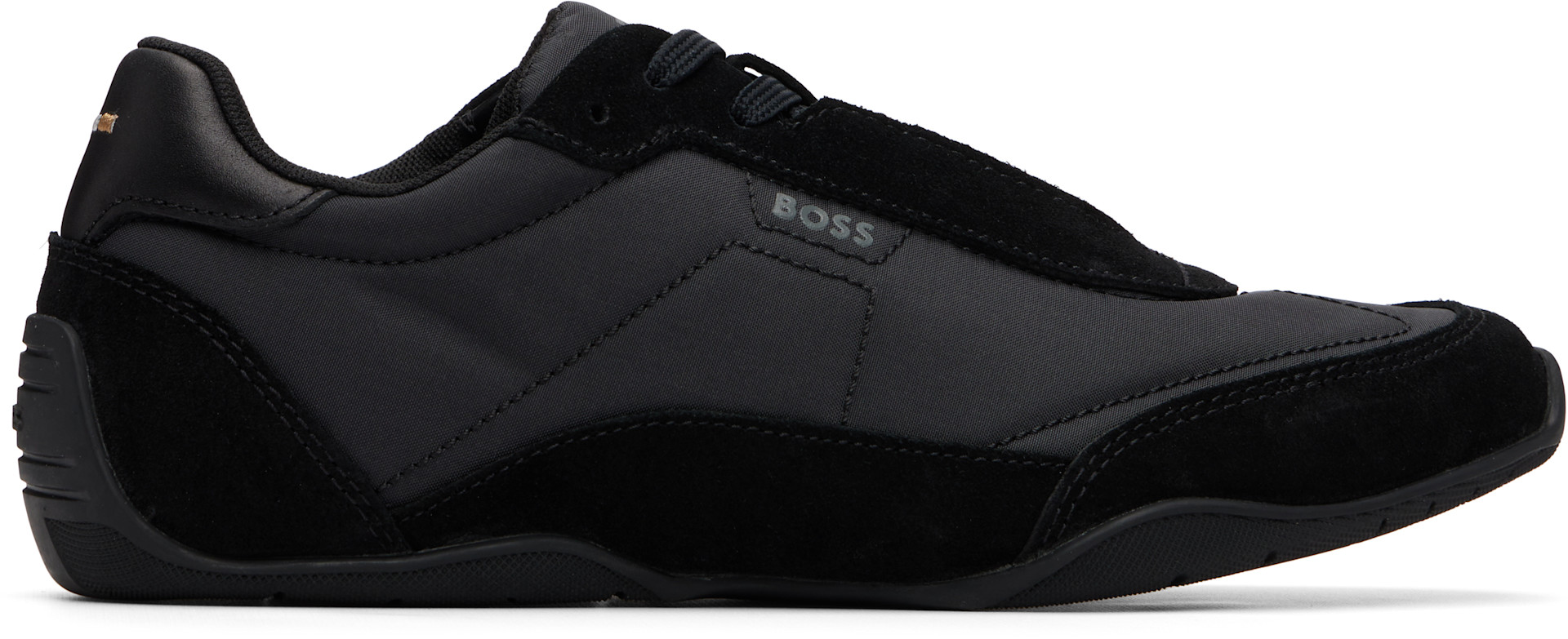 Boss - Baskets noires à logo imprimé