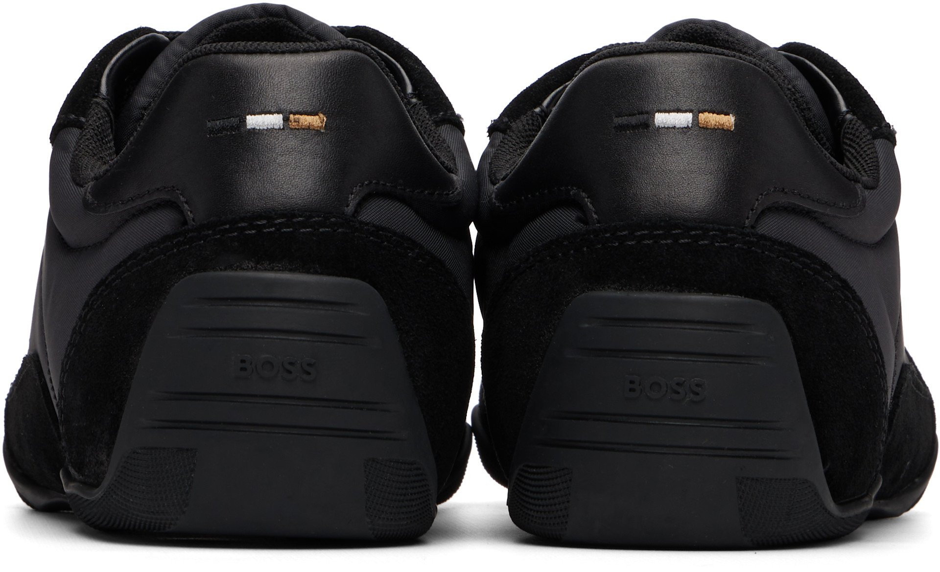 Boss - Baskets noires à logo imprimé