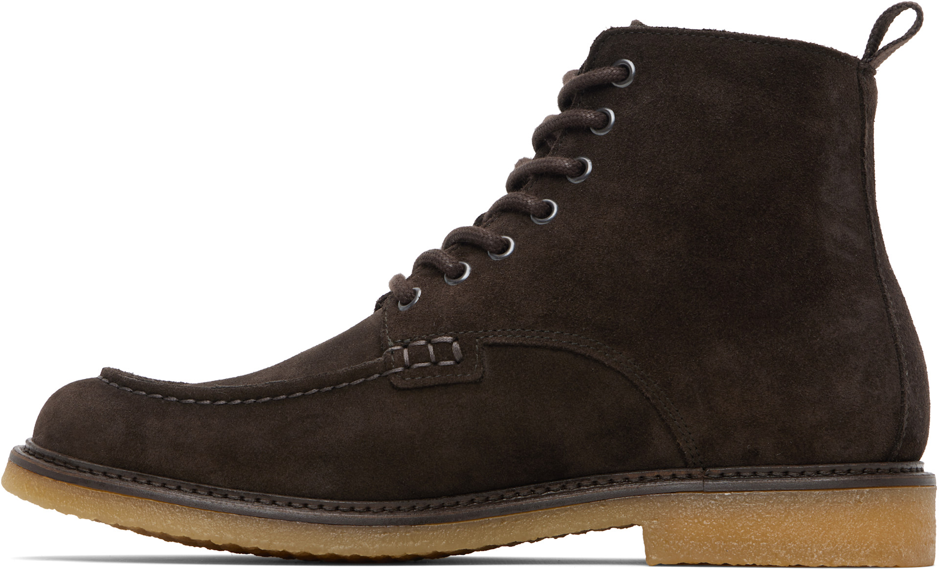Boss - Bottines brunes en suède