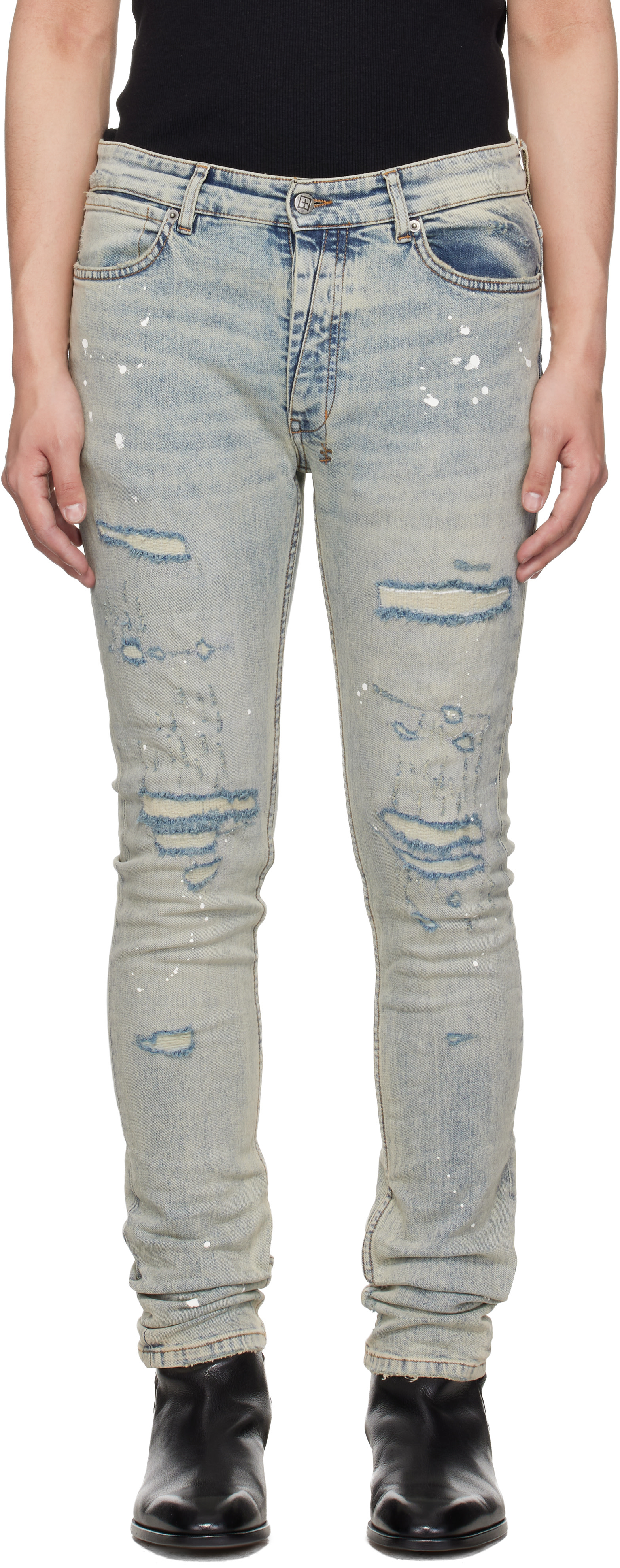 Ksubi - Jean Van Winkle Paint Summer bleu