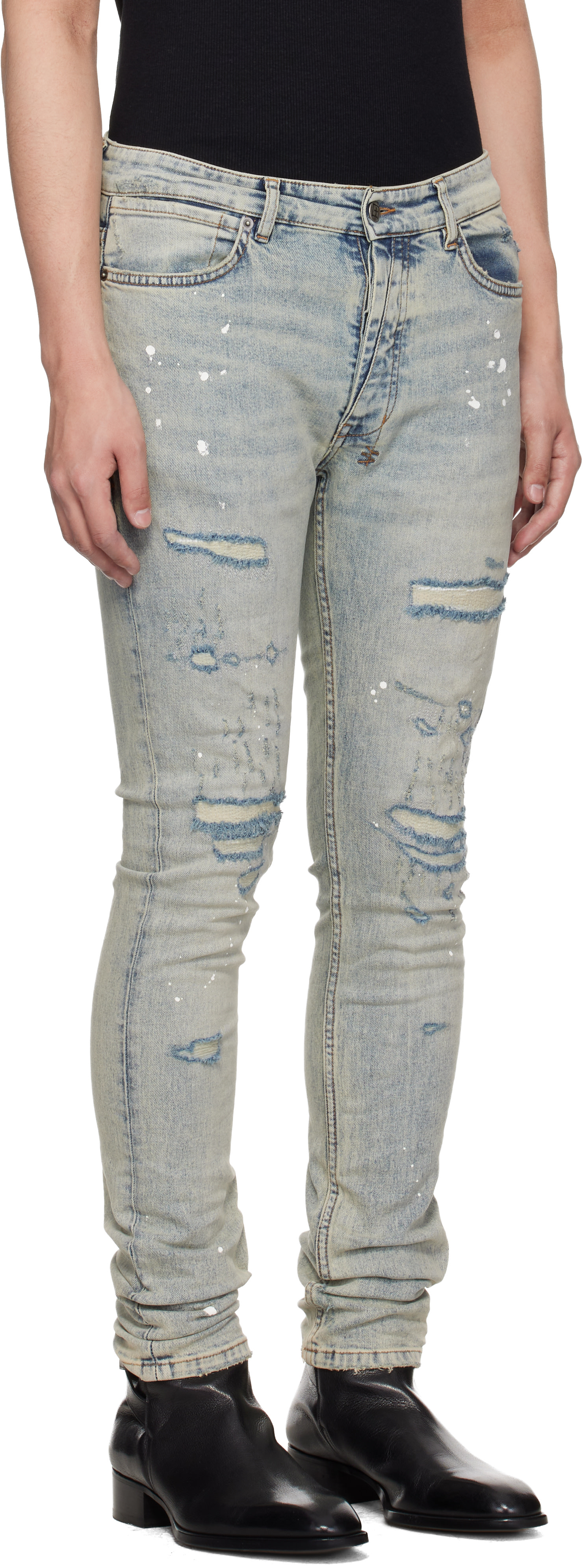 Ksubi - Jean Van Winkle Paint Summer bleu
