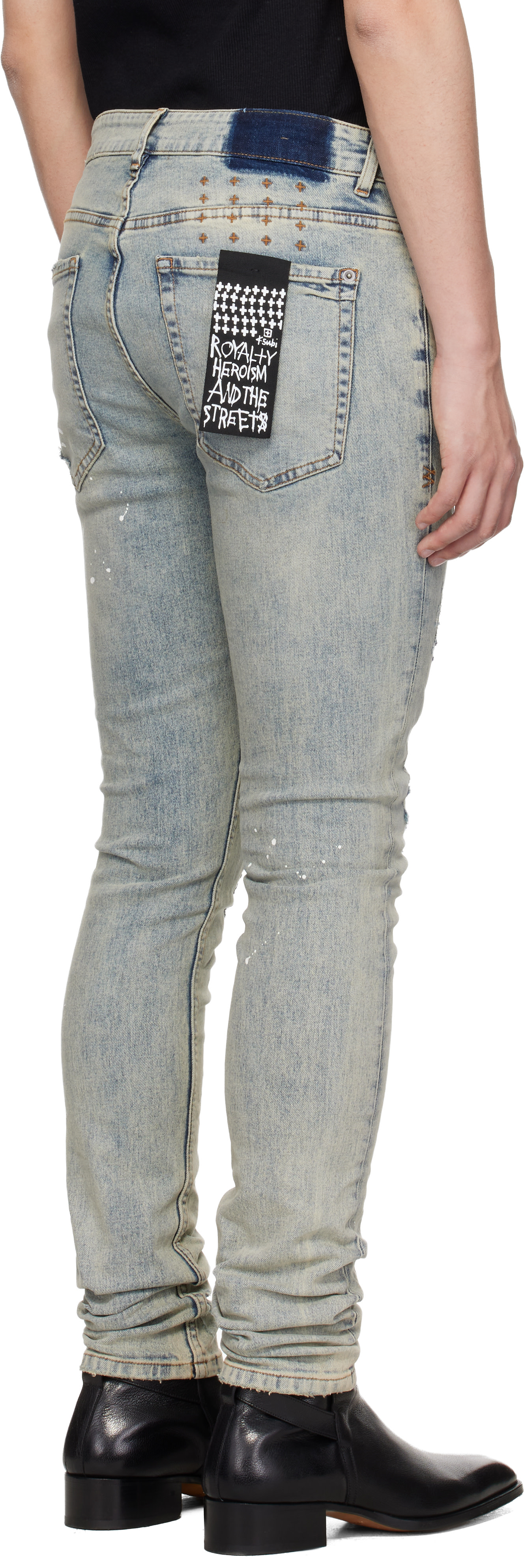 Ksubi - Jean Van Winkle Paint Summer bleu