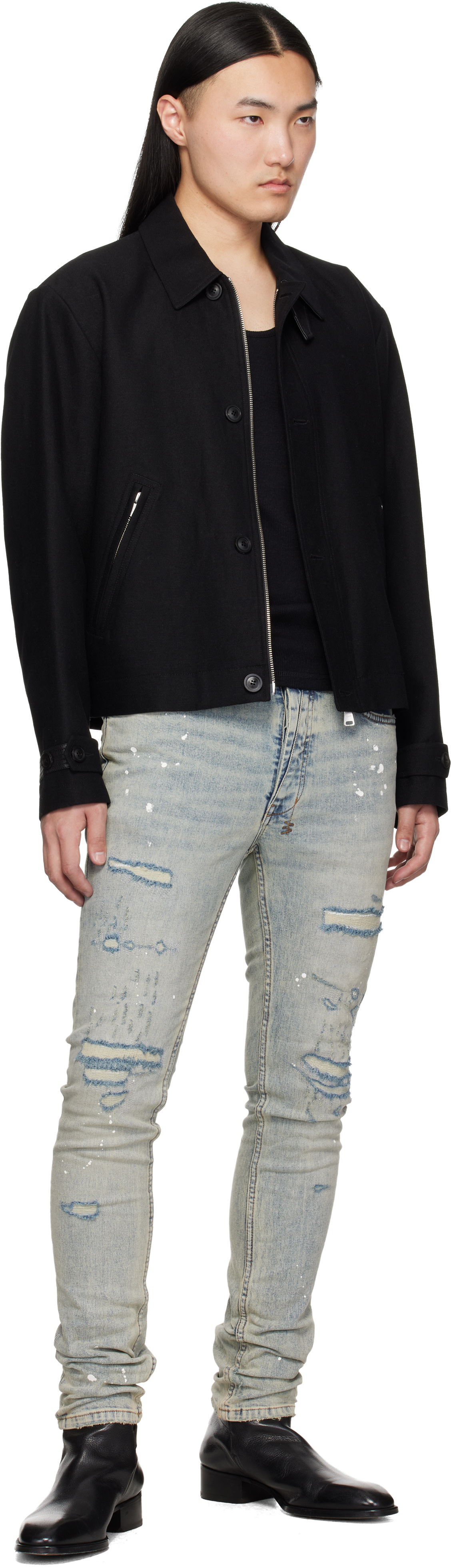Ksubi - Jean Van Winkle Paint Summer bleu